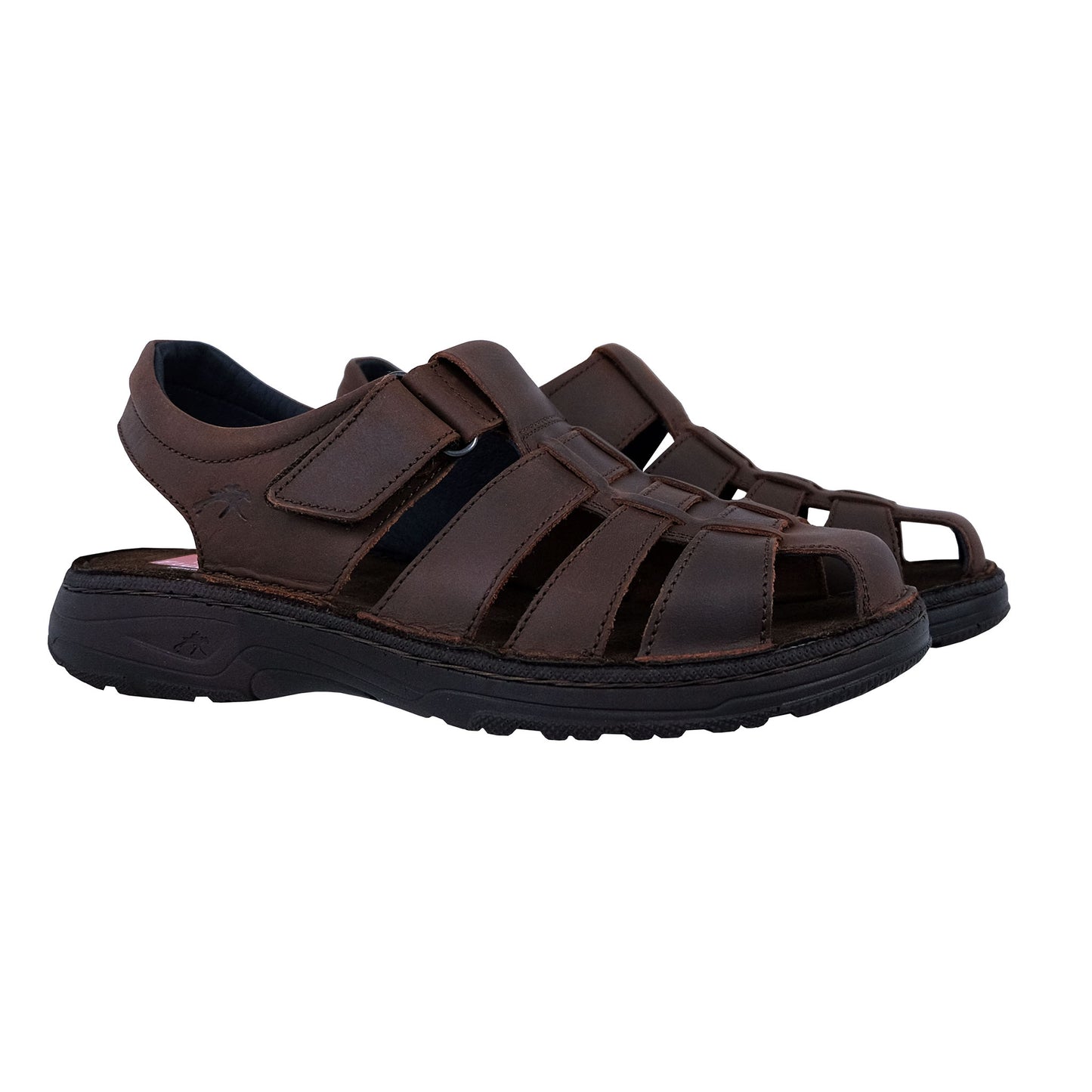 Fluchos Azores: Sandalias Hombre Piel Marrón F2198