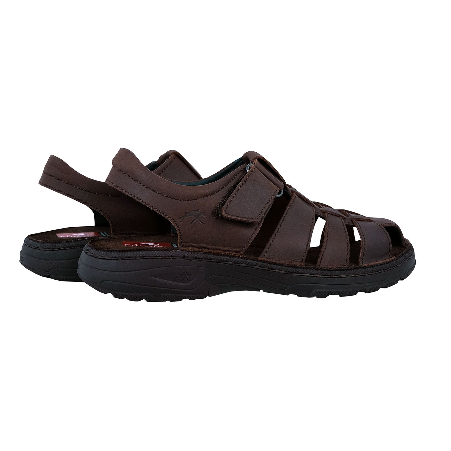 Fluchos Azores: Sandalias Hombre Piel Marrón F2198