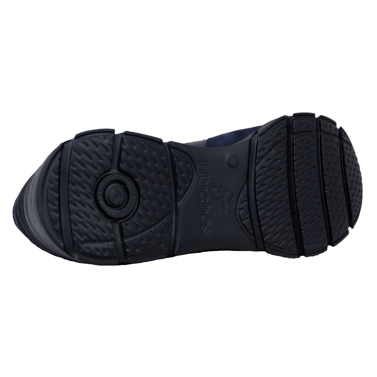 Fluchos Olas : Chaussures confort pour femme en cuir bleu clair F1509