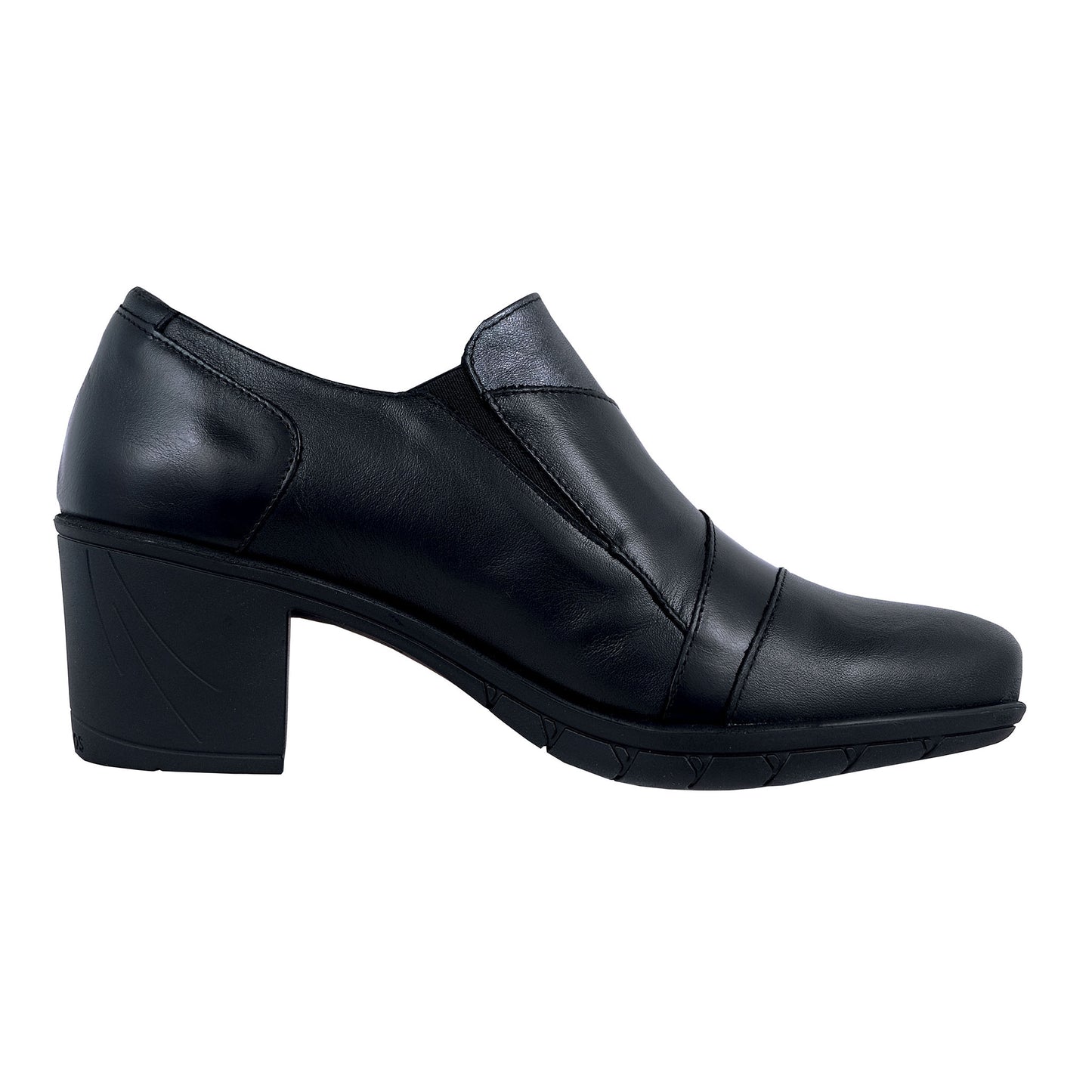 Fluchos Nydia: Women's High Heel Shoes Black Leather F1802