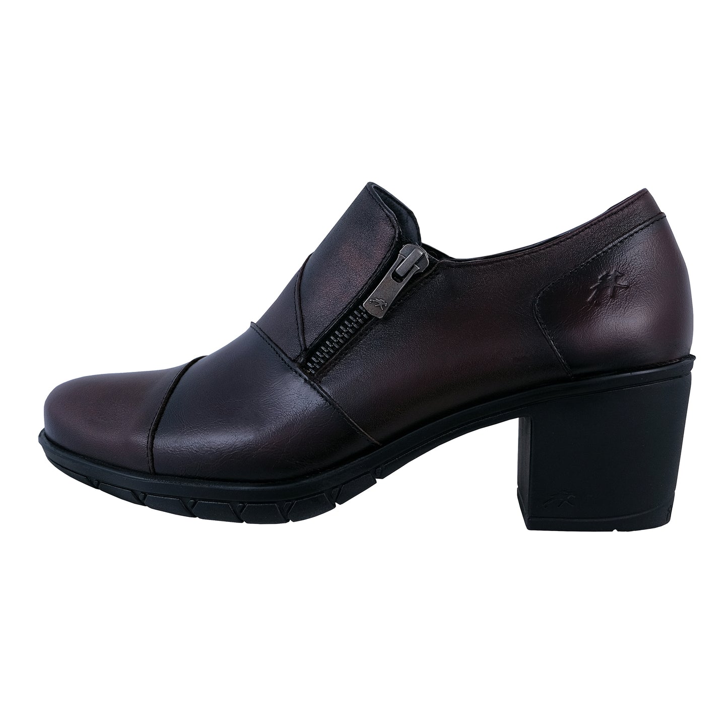 Fluchos Nydia : Chaussures à talons en cuir pour femme F1802