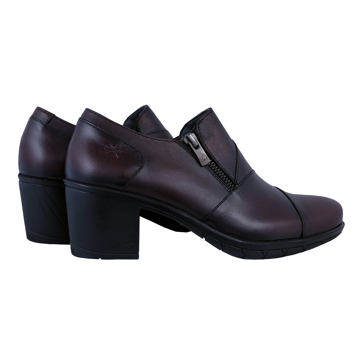 Fluchos Nydia : Chaussures à talons en cuir pour femme F1802