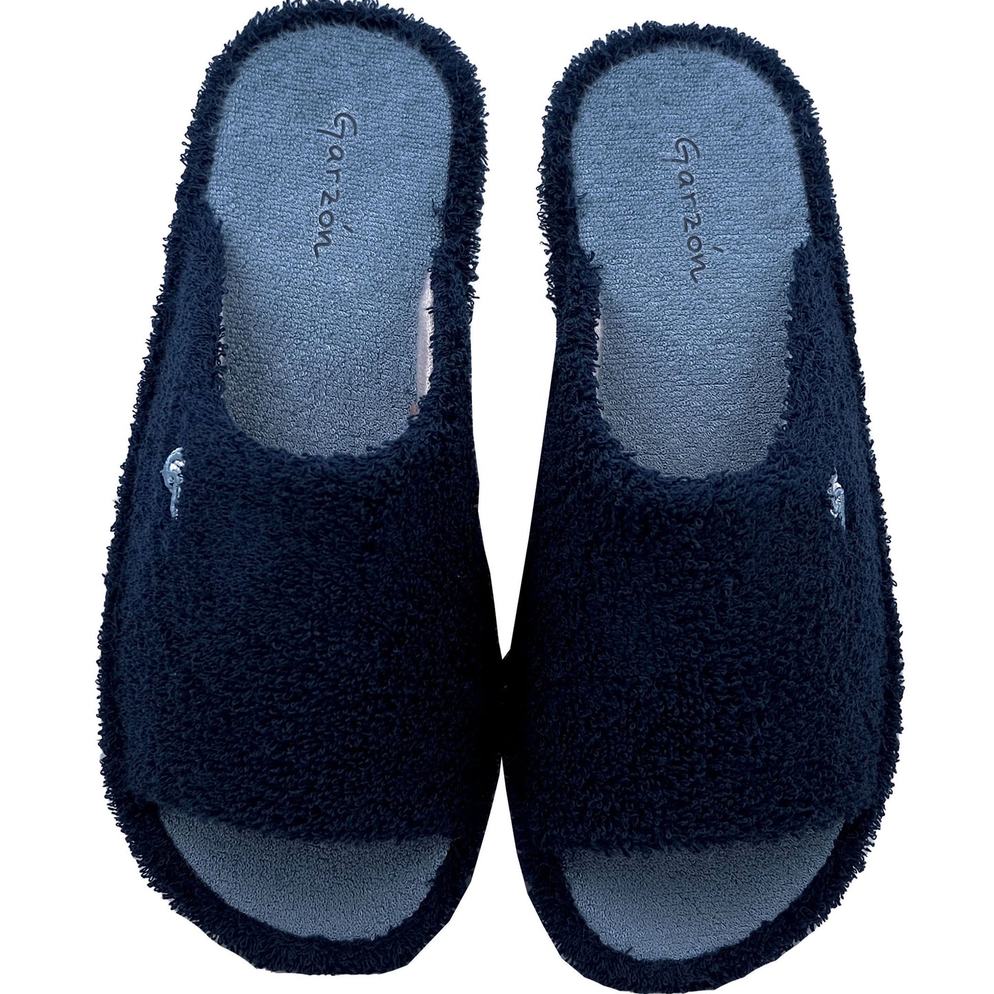 Garzon: Men's Blue Parquet Floor Slippers P378.115