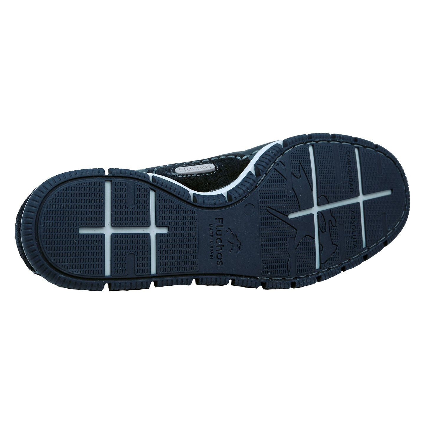 Fluchos Andrey : Chaussures bateau en cuir bleu pour homme F1448