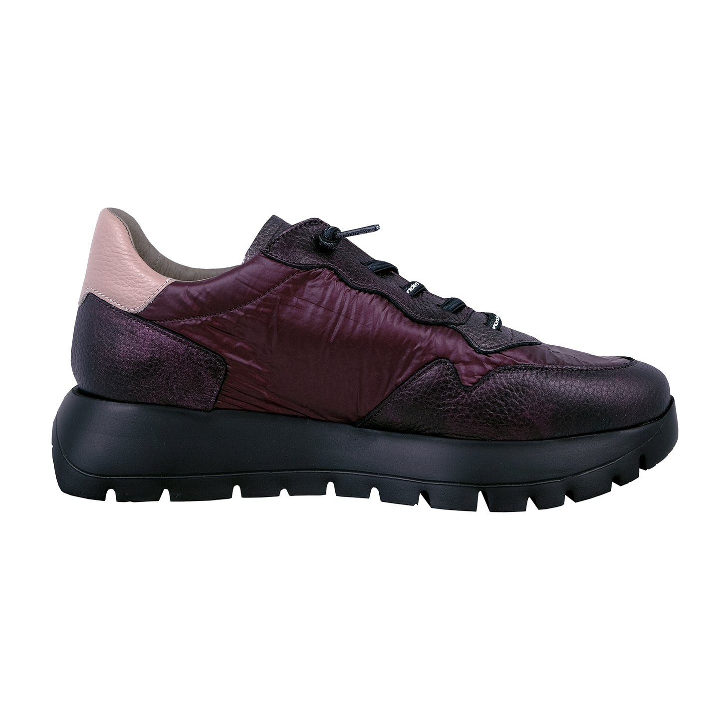 Wonders Odisei – Zapatillas Mujer Plataforma Burdeos: A-2491