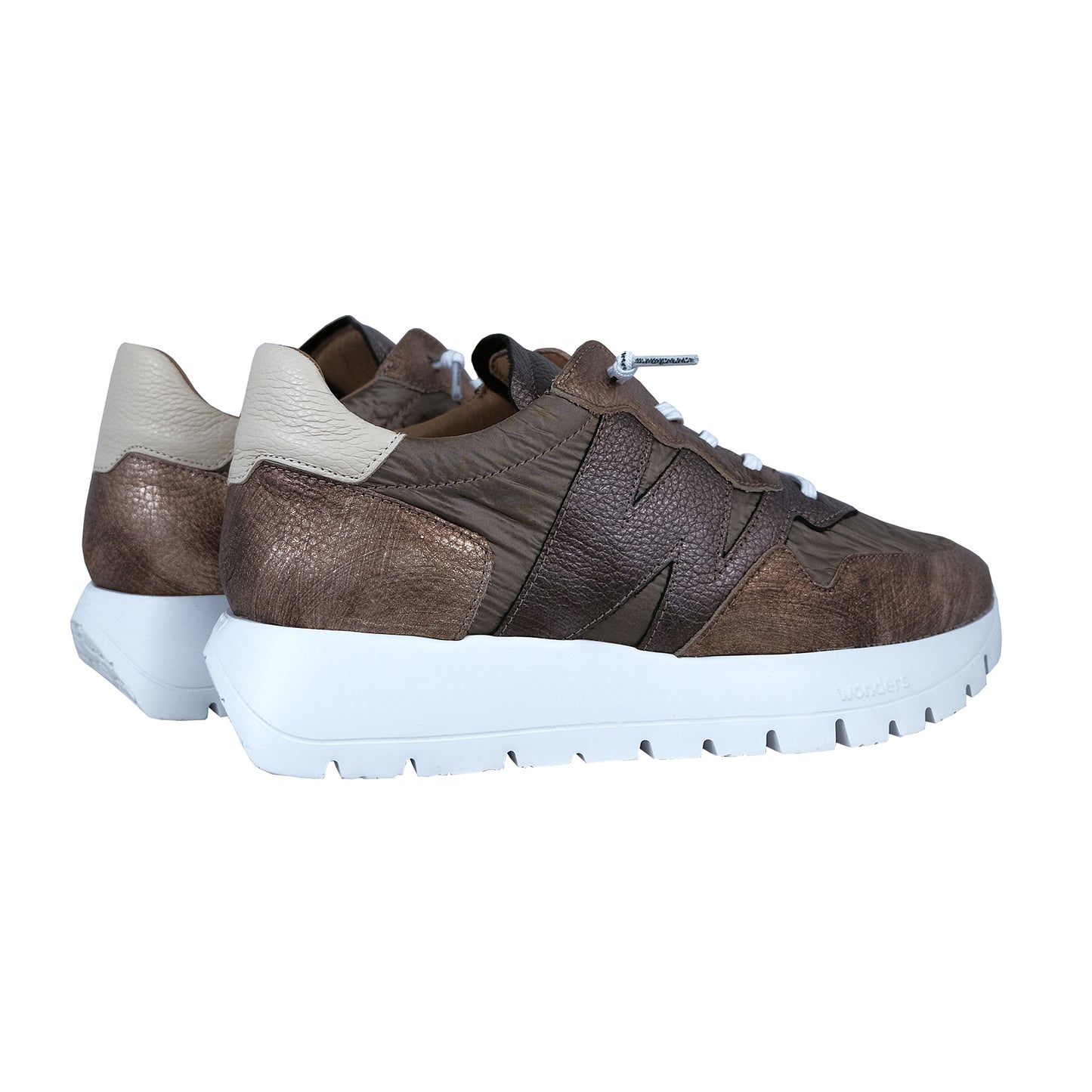 Wonders Odisei – Zapatillas Mujer Plataforma Oro: A-2491