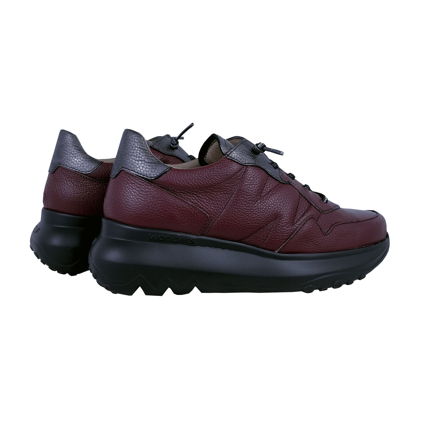 Wonders Ultrafly – Zapatillas Mujer Plataforma Burdeos: A-4010