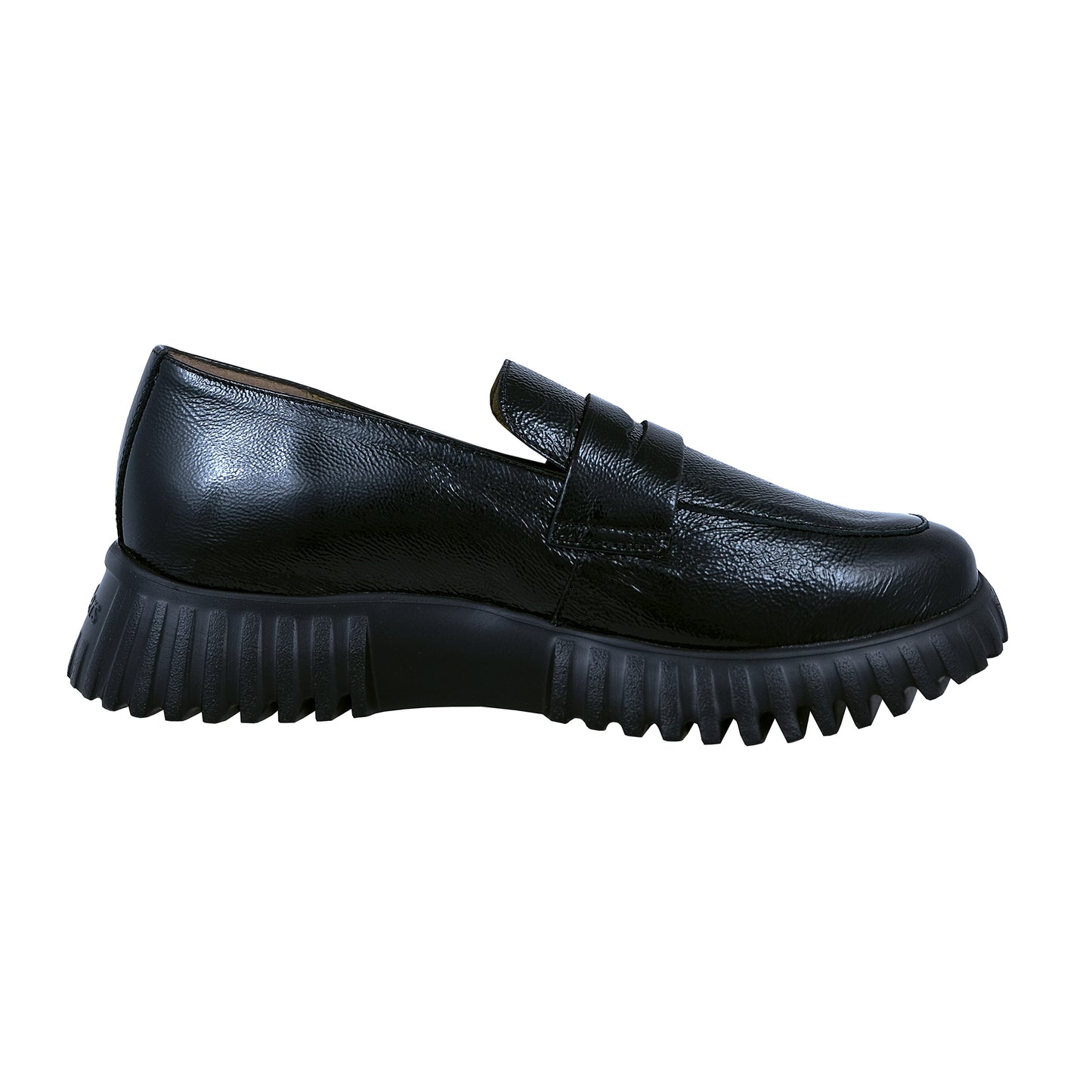 Wonders Flexfly – Mocasines Mujer Negro Charol: A-4402