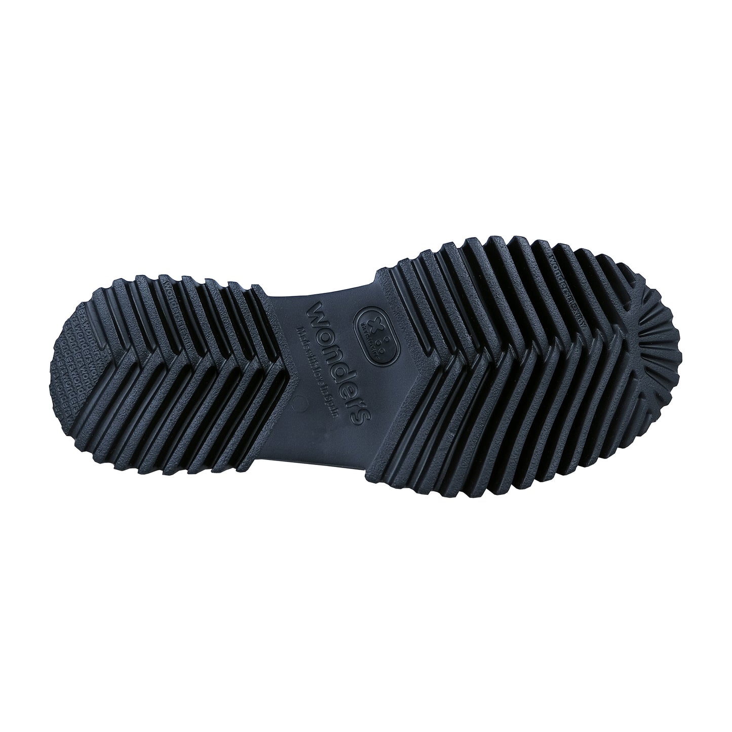 Wonders Flexfly – Mocasines Mujer Negro Charol: A-4402