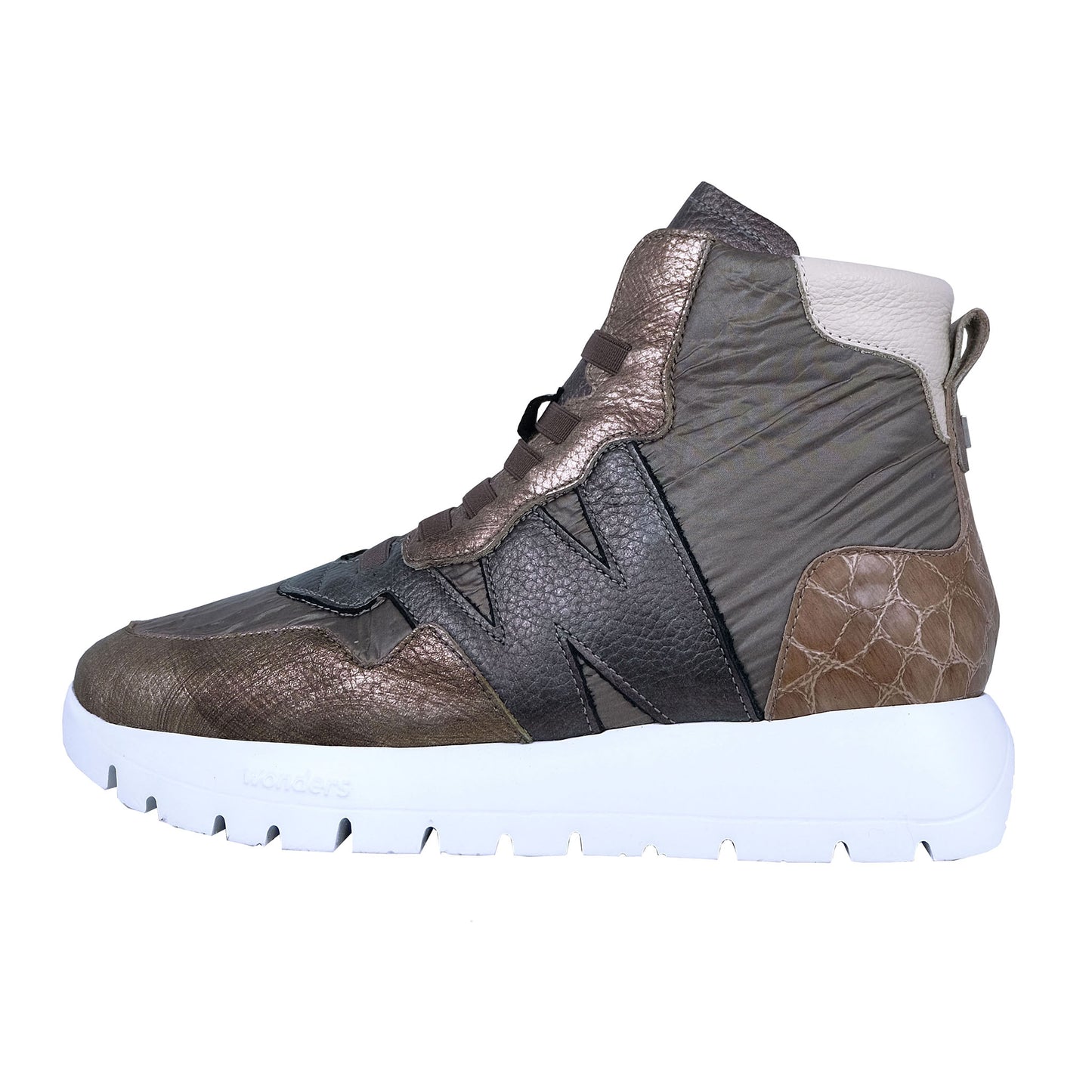 Wonders Odisei – Botines Plataforma Oro: A-2493