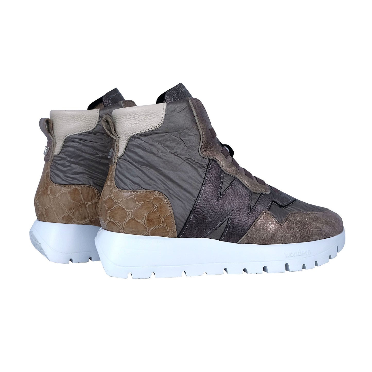 Wonders Odisei – Botines Plataforma Oro: A-2493