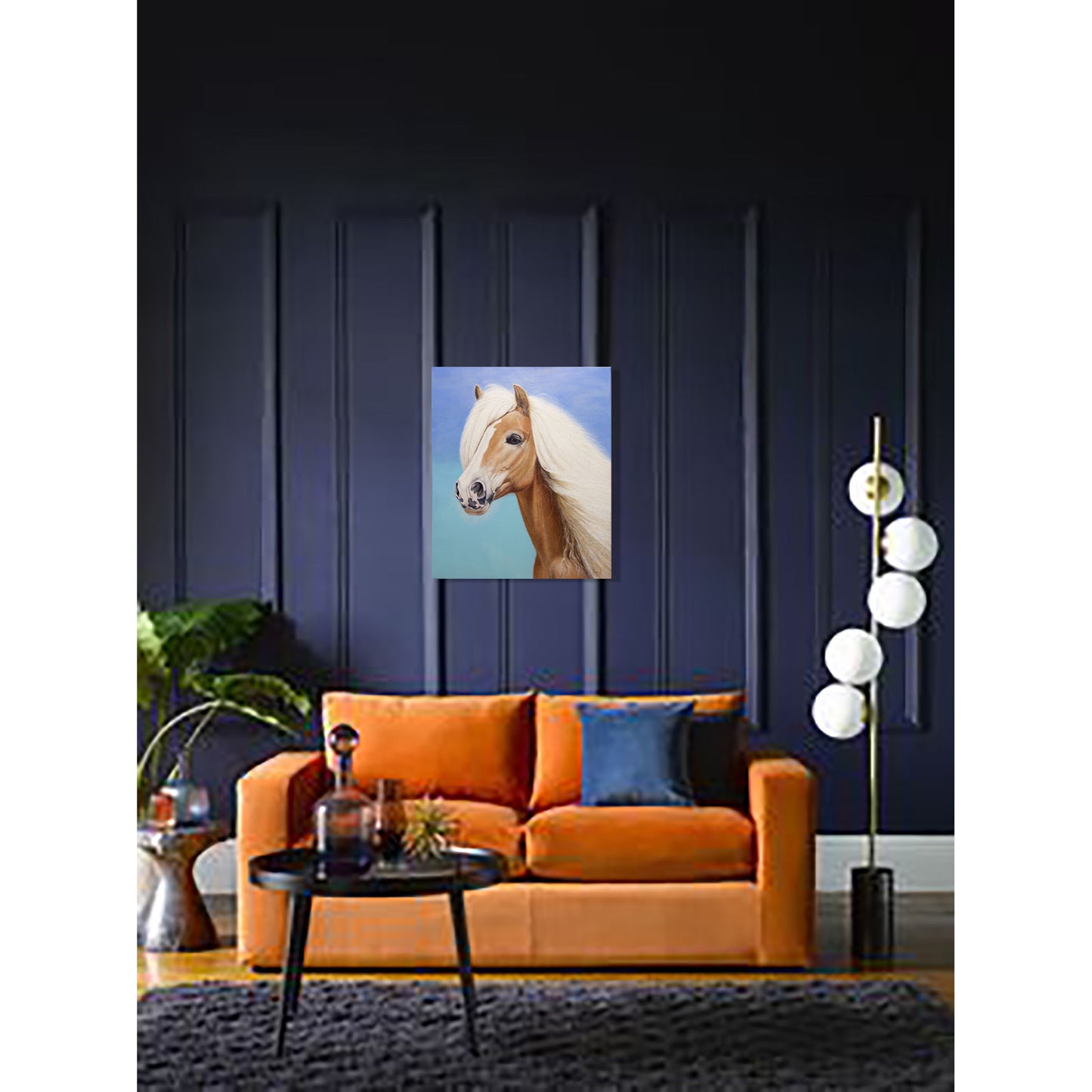 Anastasia Woron « Helia, âme sereine » - Peinture à l'huile originale signée 64x54cm 2026