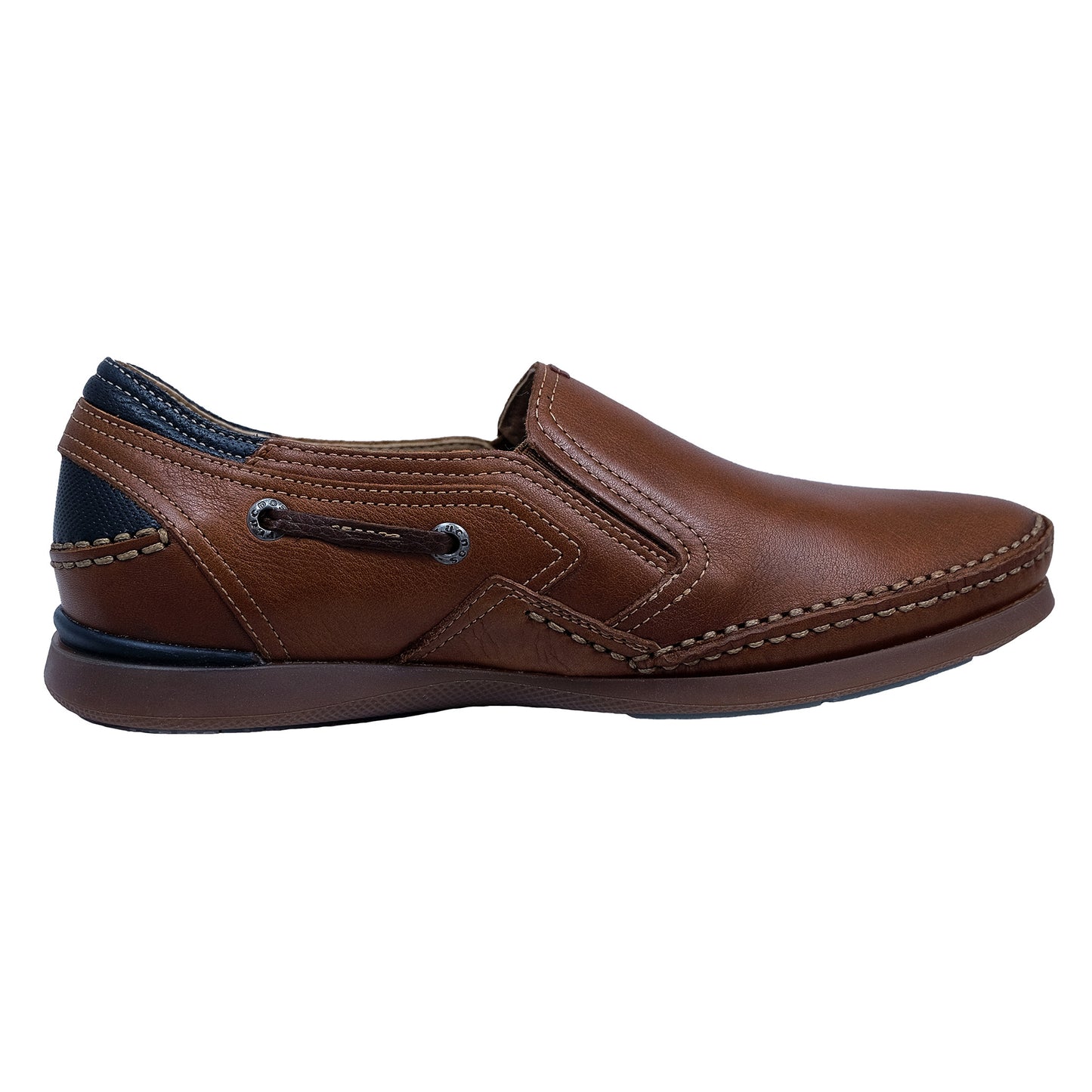 Fluchos Mariner: Mocasín Hombre Piel Flexible Marrón 9883