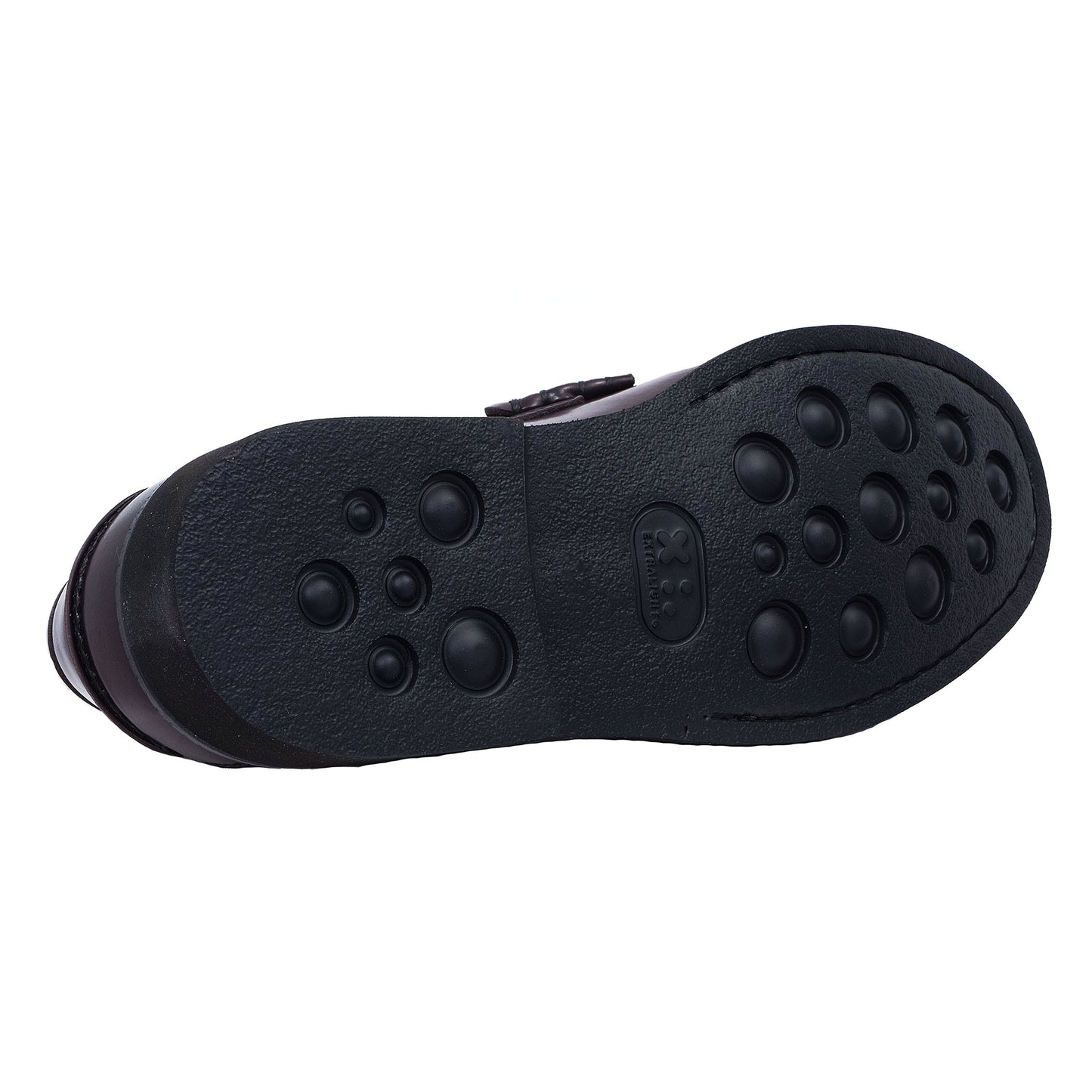 Fluchos Stamford: Mocasines Hombre Piel Burdeos F0047