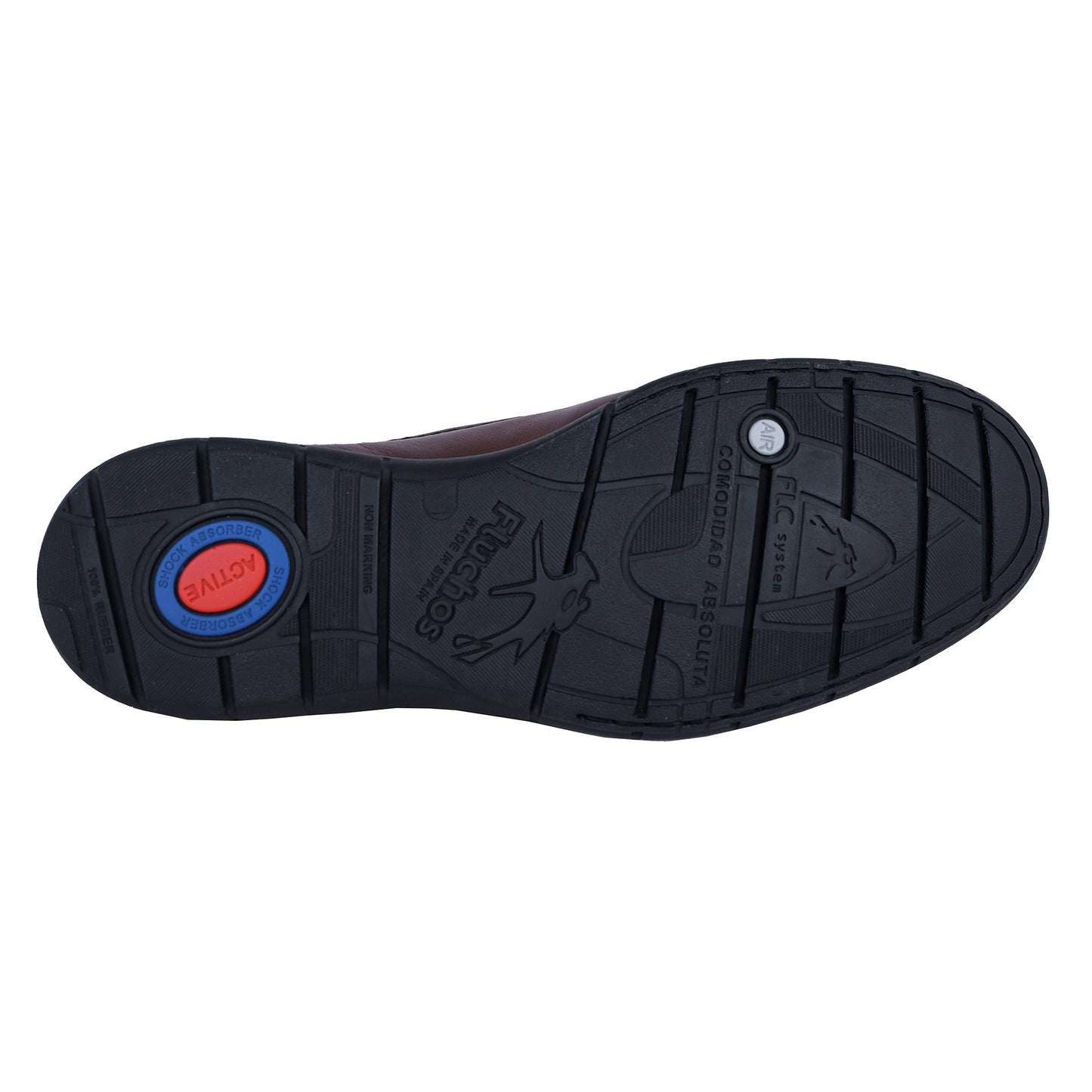 Fluchos Luca: Mocasines Hombre Piel Marrón 8499