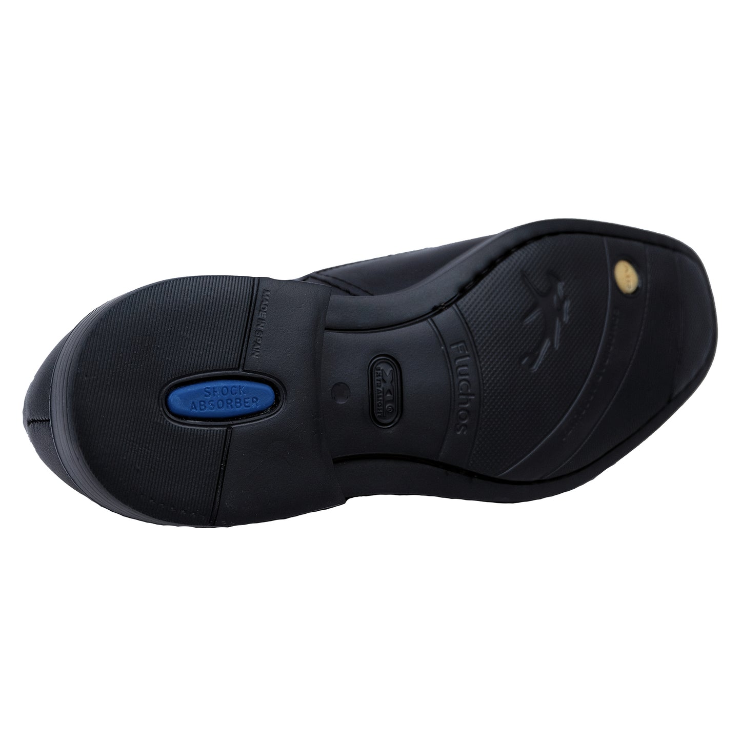 Fluchos Rafael: Mocasines De Vestir Hombre de Piel Negro 7996