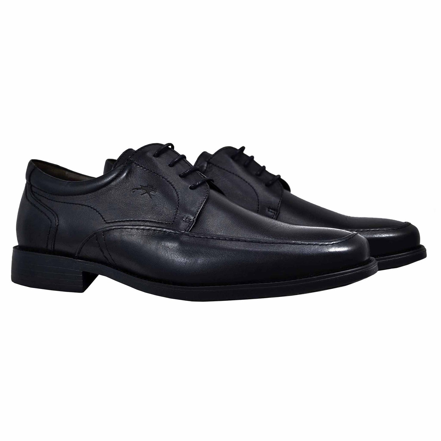 Fluchos Rafael: Men's Dress Shoes with Laces, Black Leather, 7995