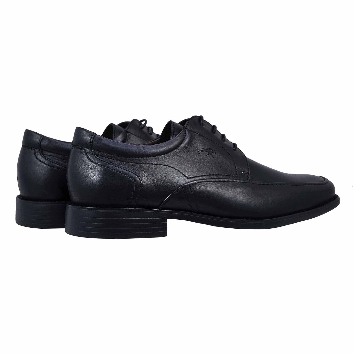 Fluchos Rafael: Men's Dress Shoes with Laces, Black Leather, 7995