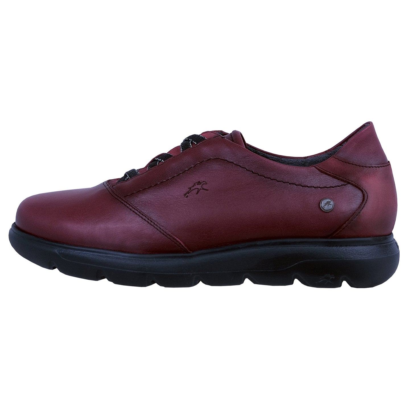 Fluchos Faral F1866: Zapatos Mujer Confort Piel Rojo