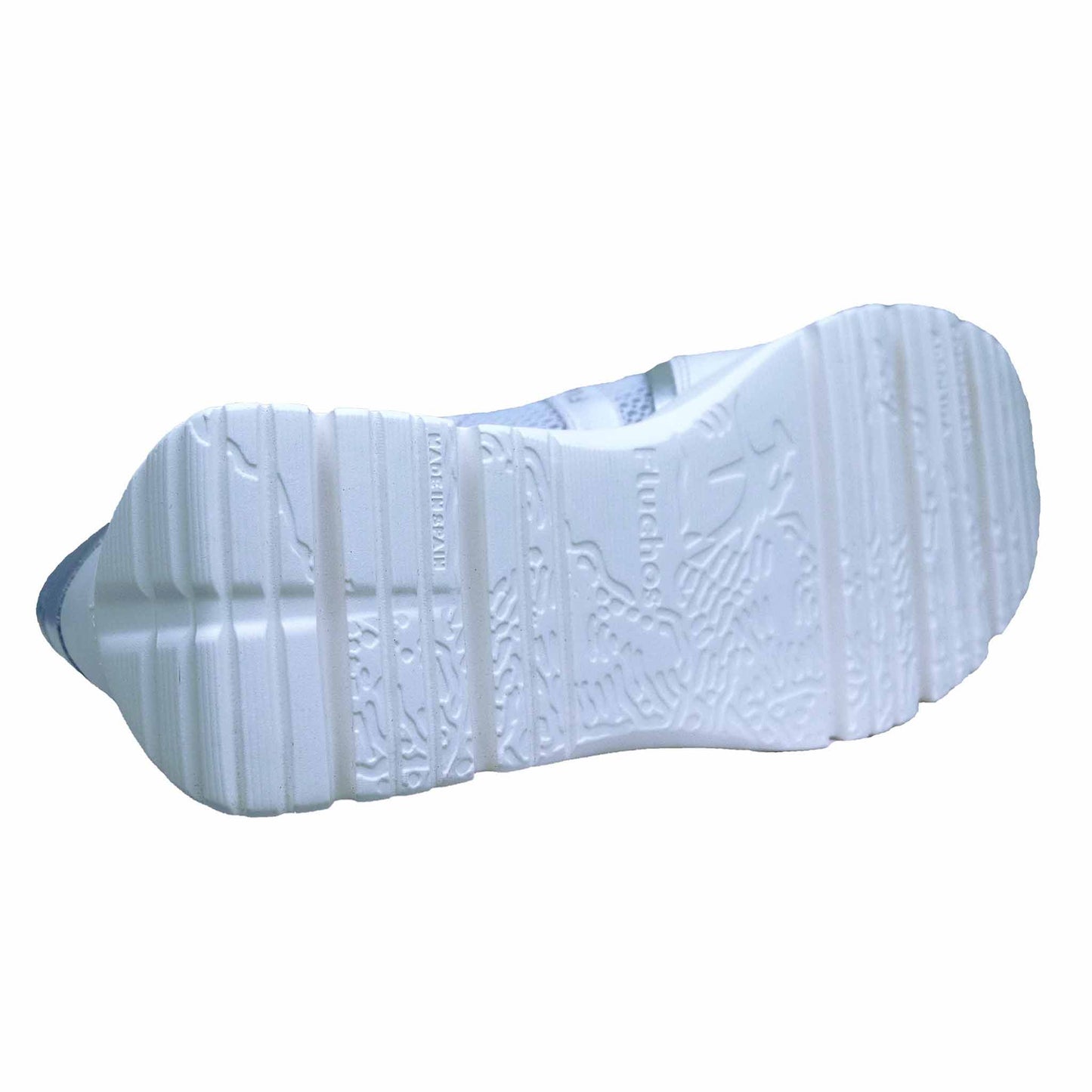 Fluchos Eira: Women's Lace-Up Sneakers in White Leather F1683