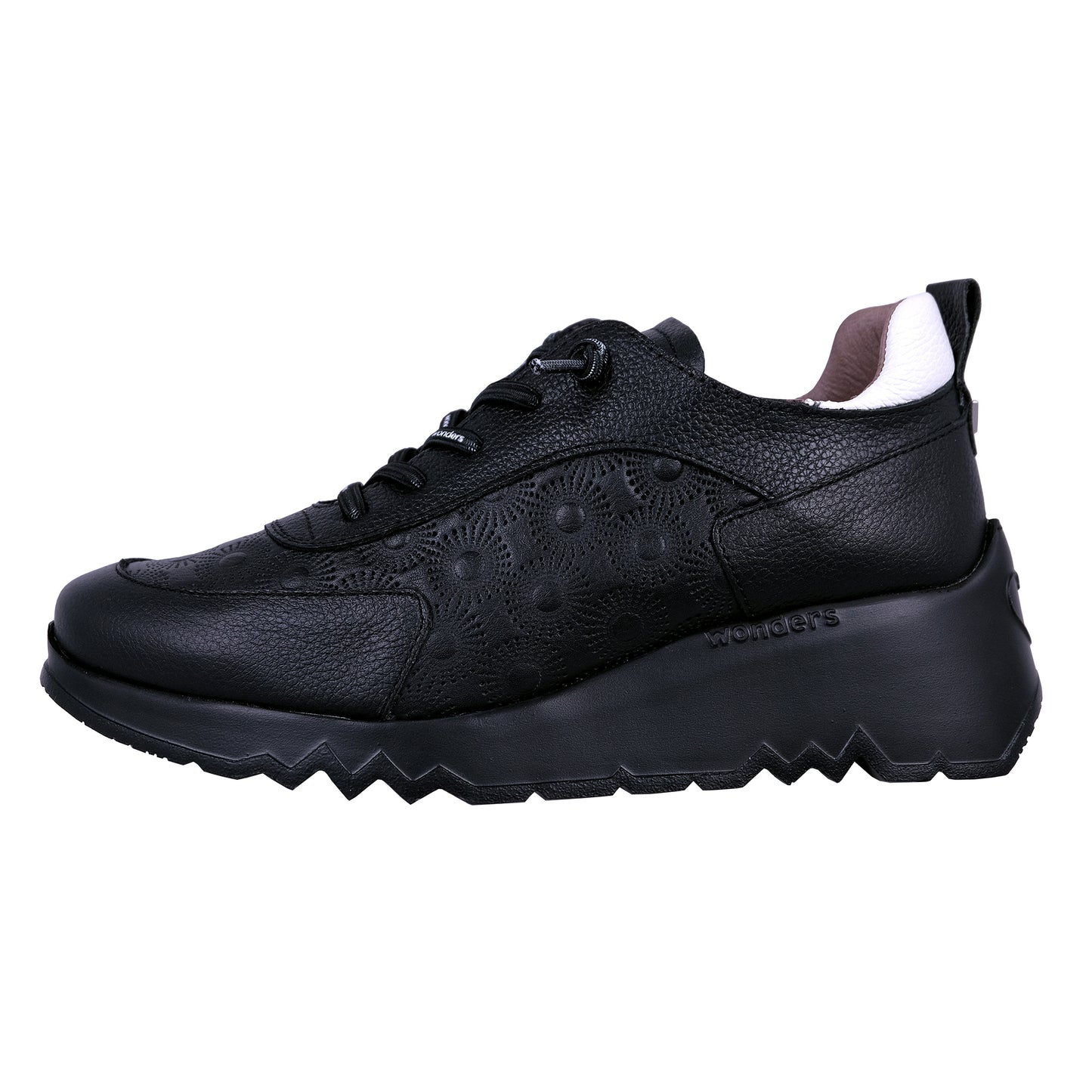 Wonders Eleven : Chaussures pour femmes noires E-6731