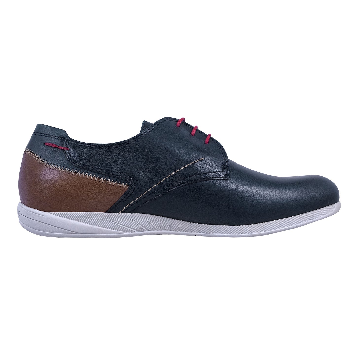 Fluchos Ulises: Men's Blue Leather Shoes with Removable Insoles F0519