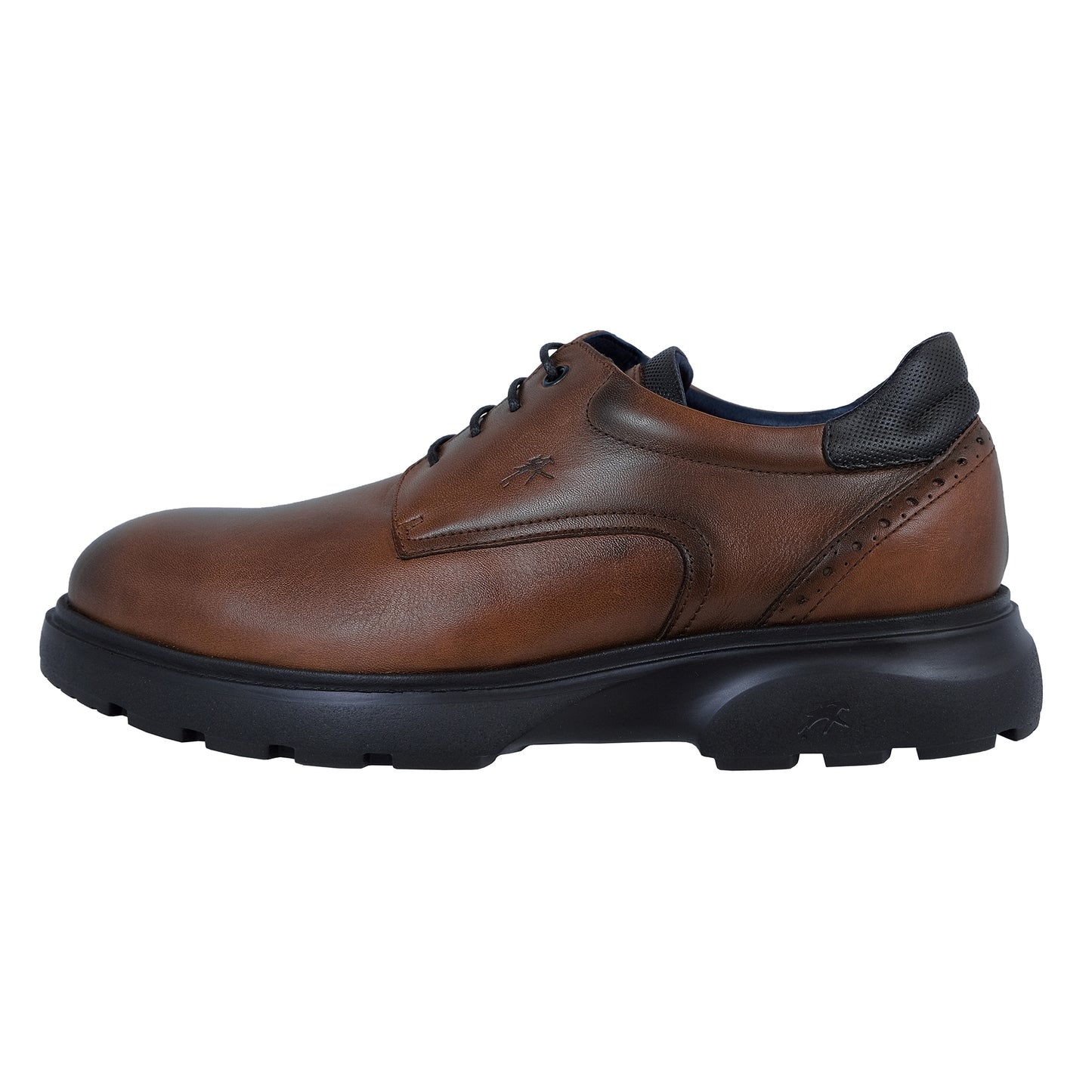 Fluchos Odin: Zapatos Hombre Piel Cómodos Marrón F1850