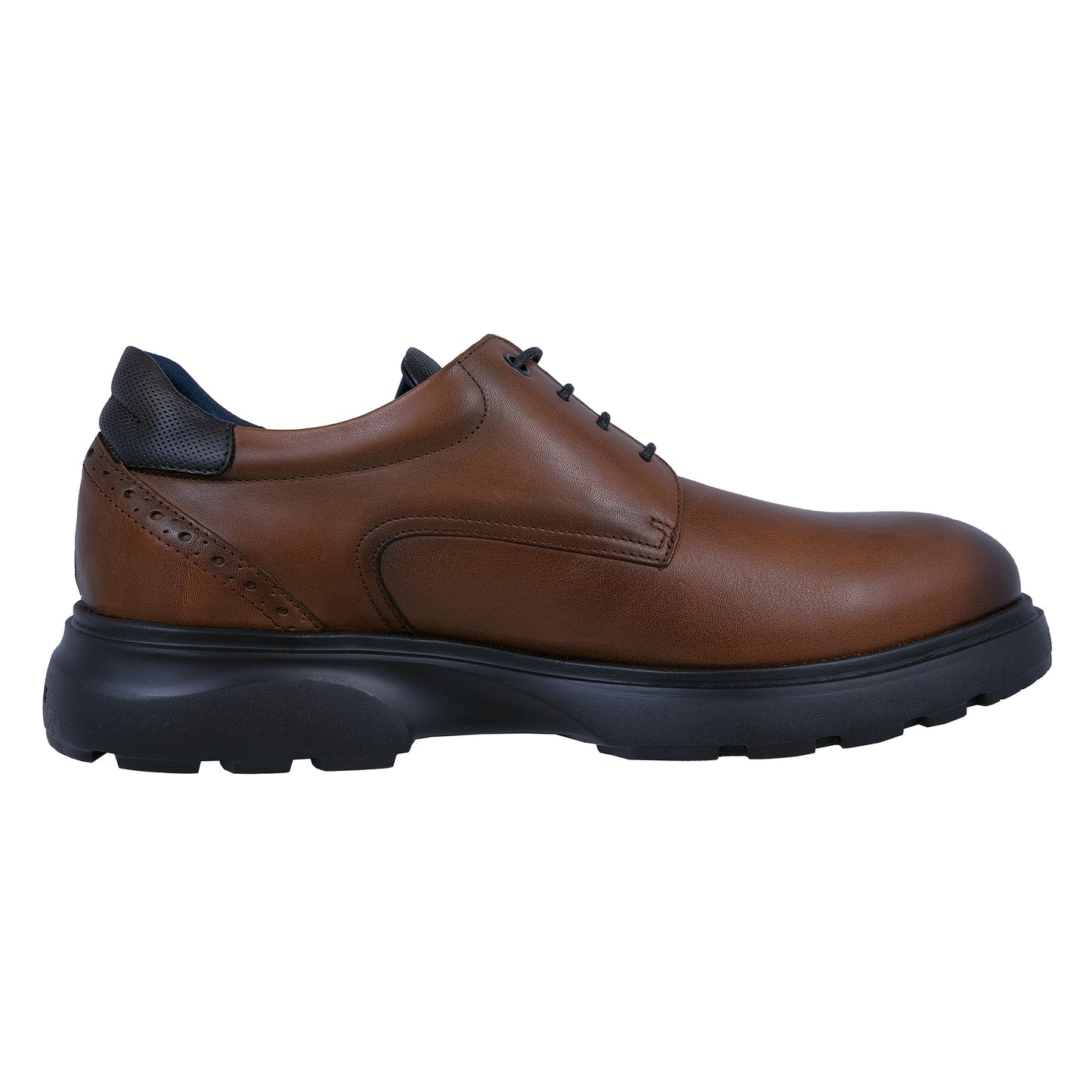 Fluchos Odin: Zapatos Hombre Piel Cómodos Marrón F1850