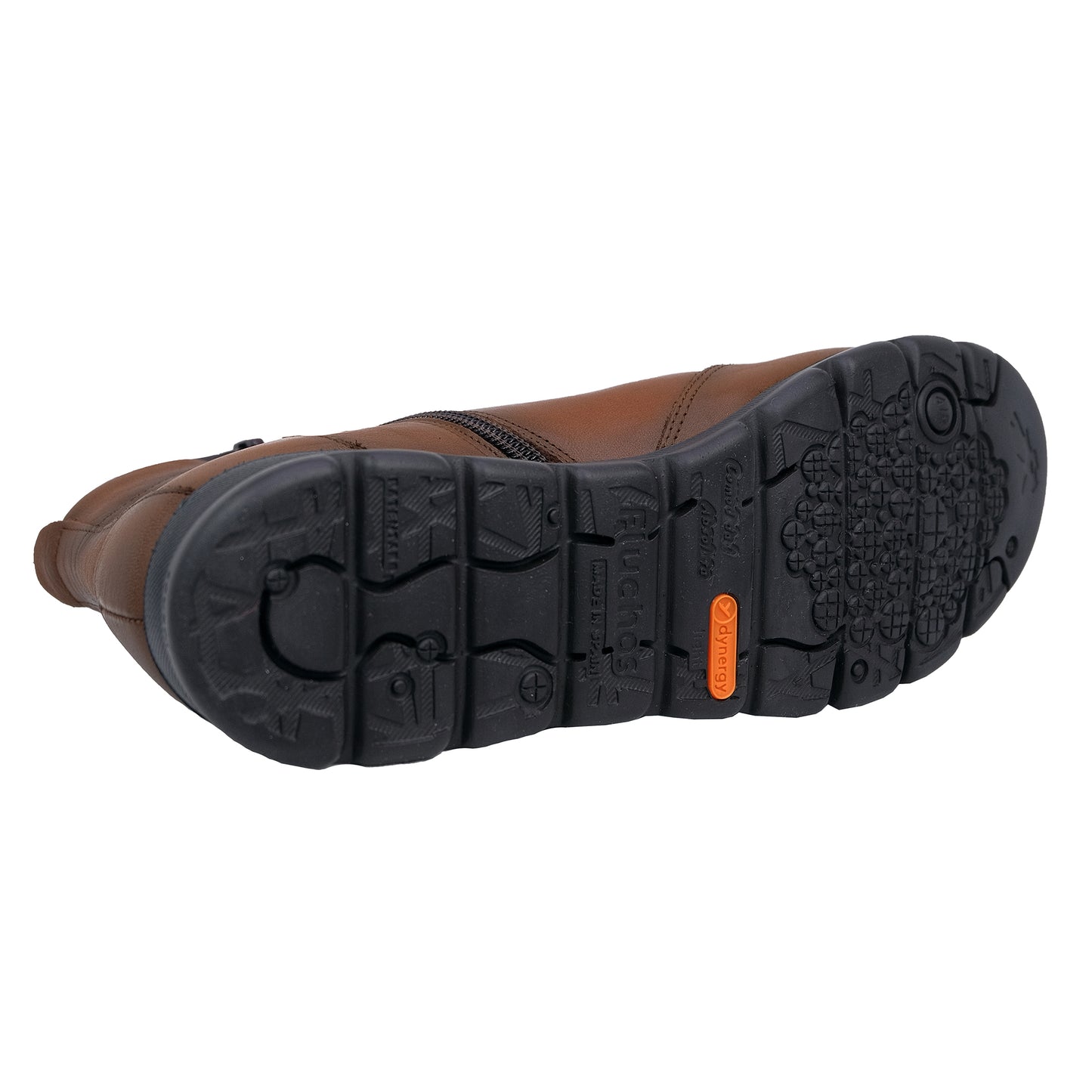 Fluchos Susan: Botines Mujer Con Cremallera Marrón F0356