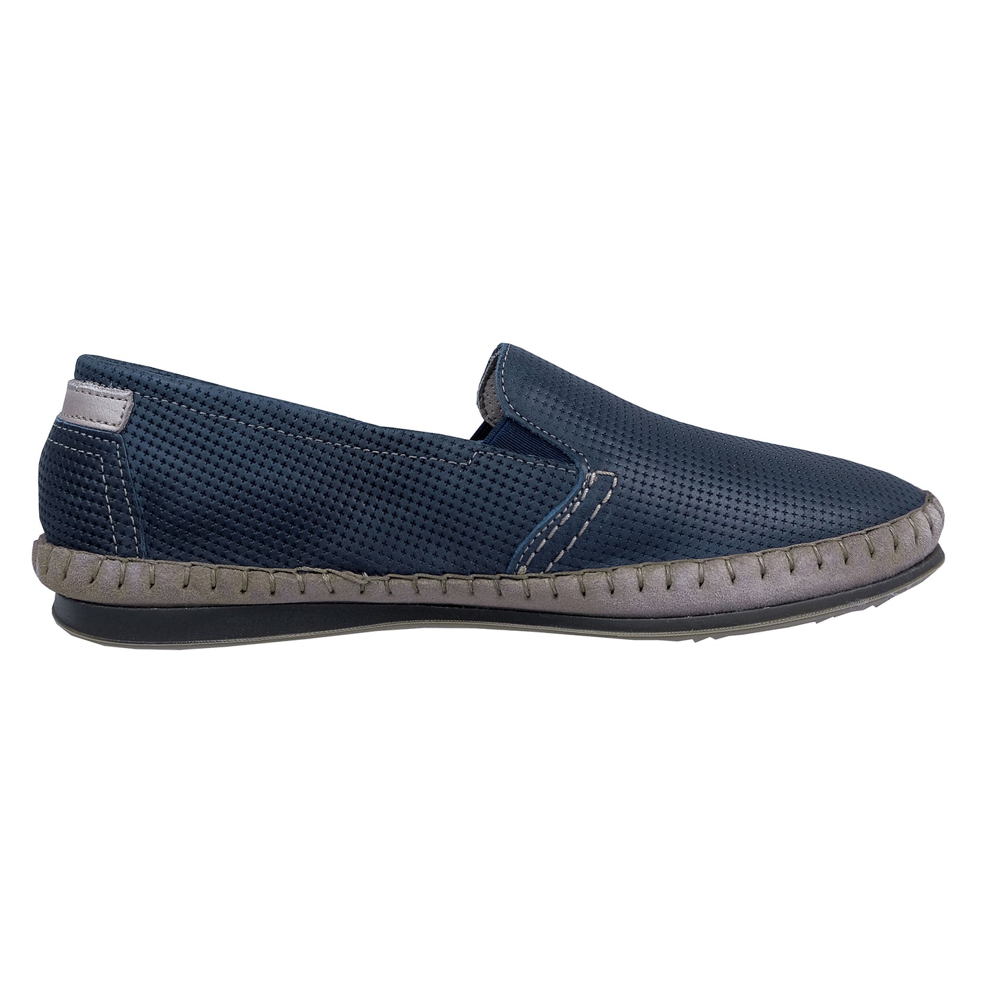 Fluchos Bahamas: Mocasines Hombre Piel Flexible Azul 8674