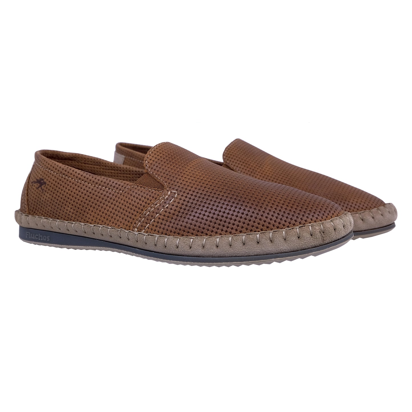 Fluchos Bahamas : Mocassins pour hommes en cuir souple 8674