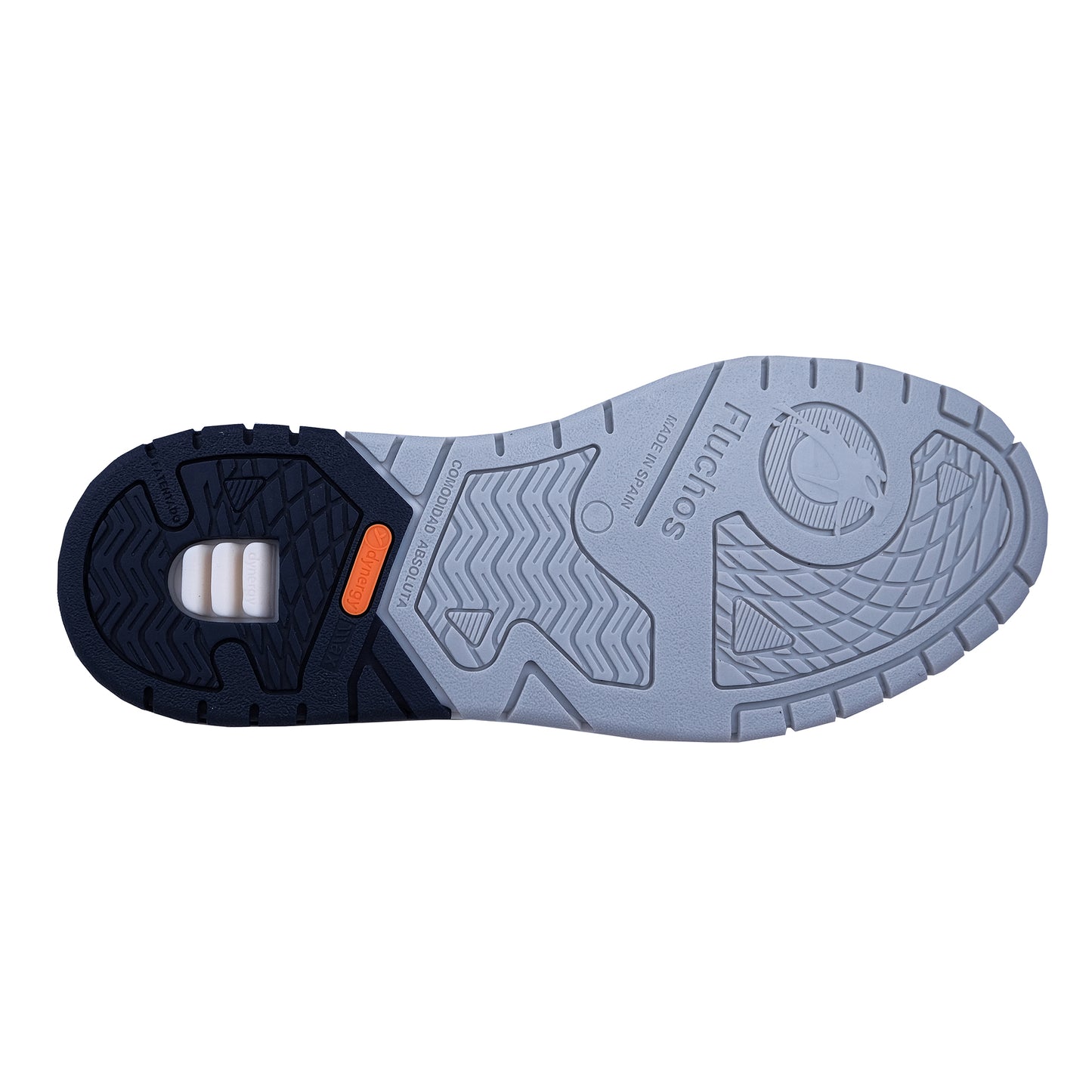 Fluchos Roger : Baskets Homme Cuir Souple Bleu F1432
