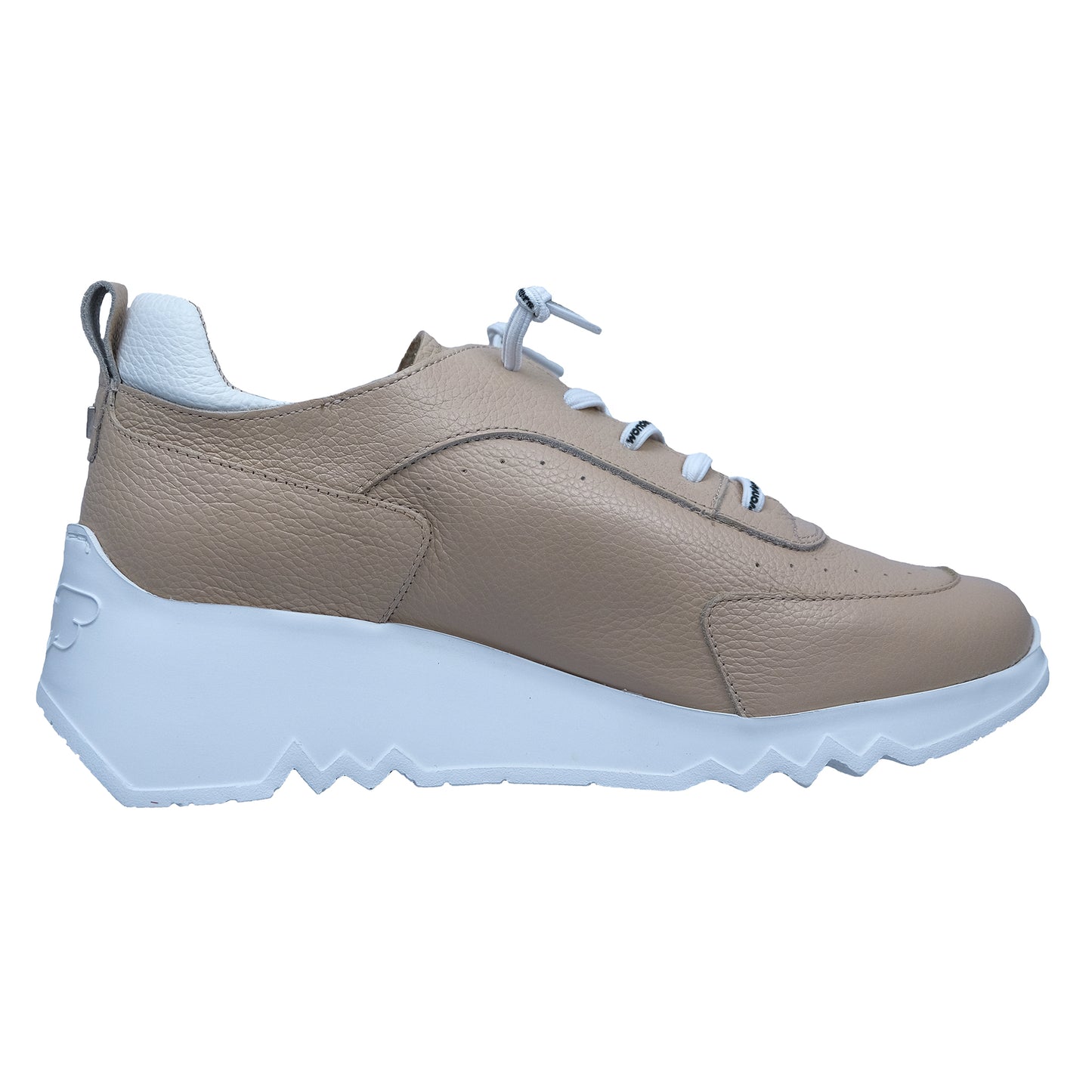 Wonders Mint: Women's Leather Platform Sneakers E-6720
