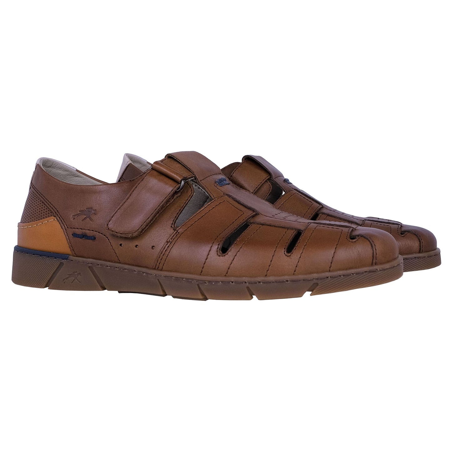 Fluchos Barry: Sandalias Hombre Piel Marrón F1155