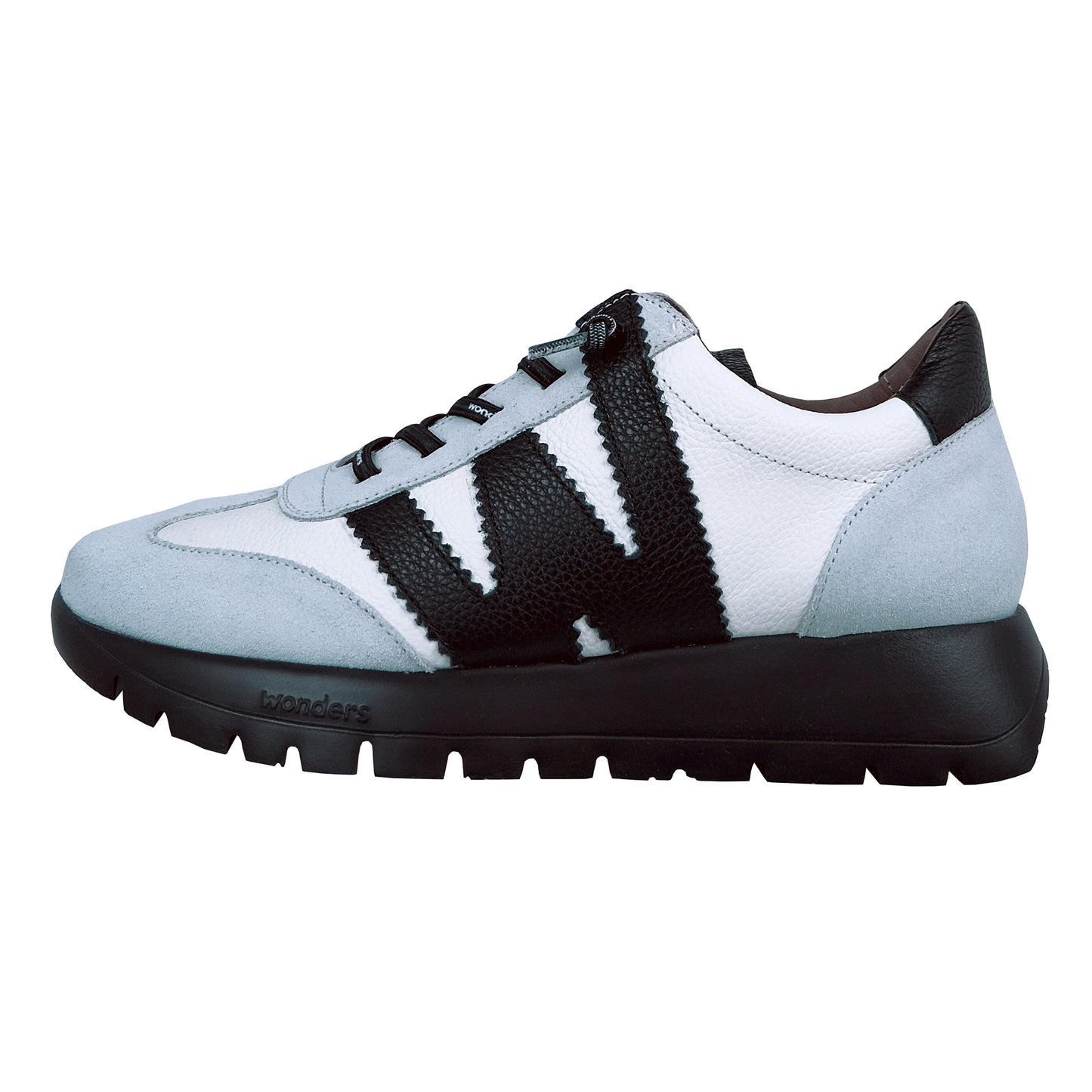 Wonders Racer: Zapatillas Mujer Plataforma Blanco A-2476