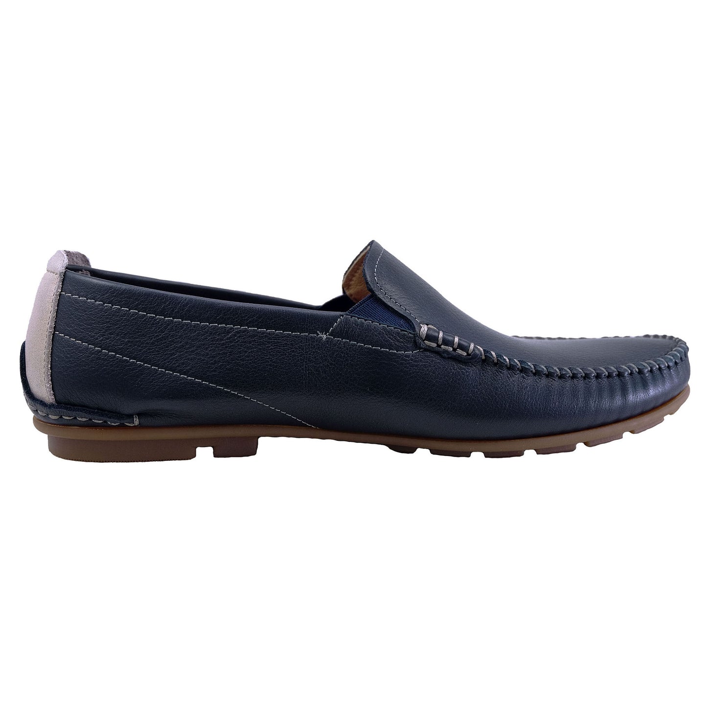 Fluchos Dorian: Mocasines Hombre Piel Azul F1173