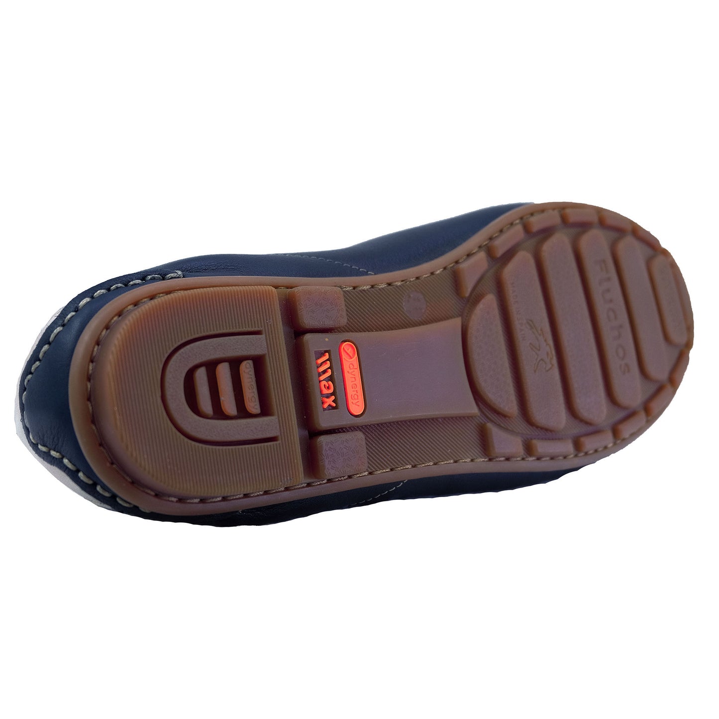 Fluchos Dorian: Mocasines Hombre Piel Azul F1173