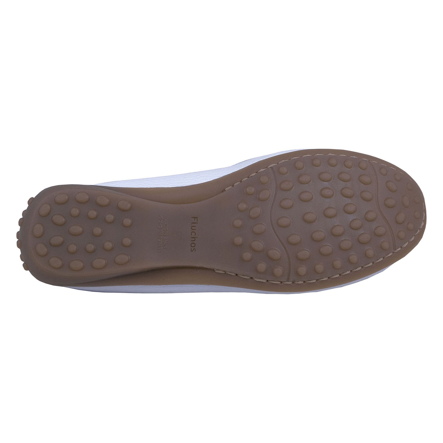 Fluchos Bruni: Mocasines Mujer Piel Blanco F0804