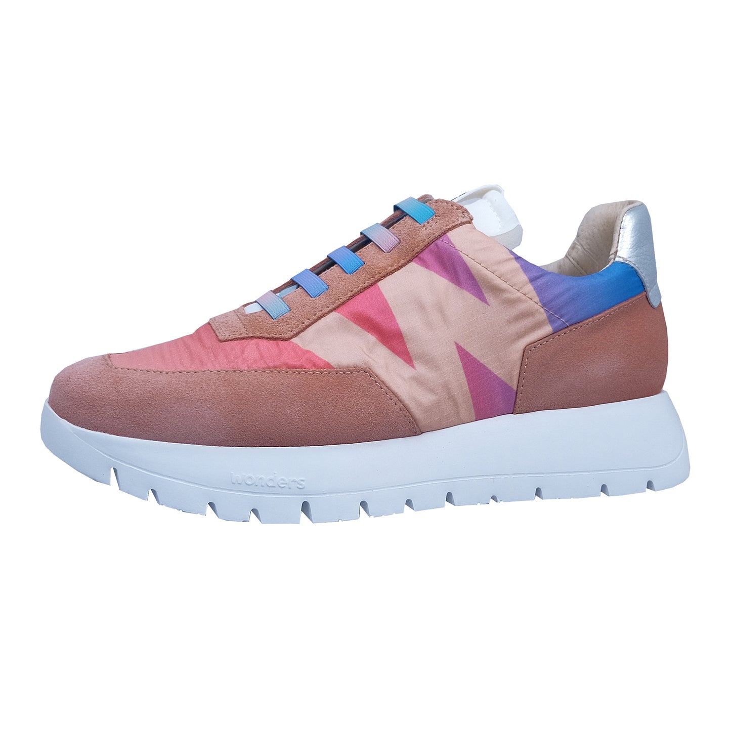 Wonders Odisei: Zapatillas Mujer Piel Rosa A-2422