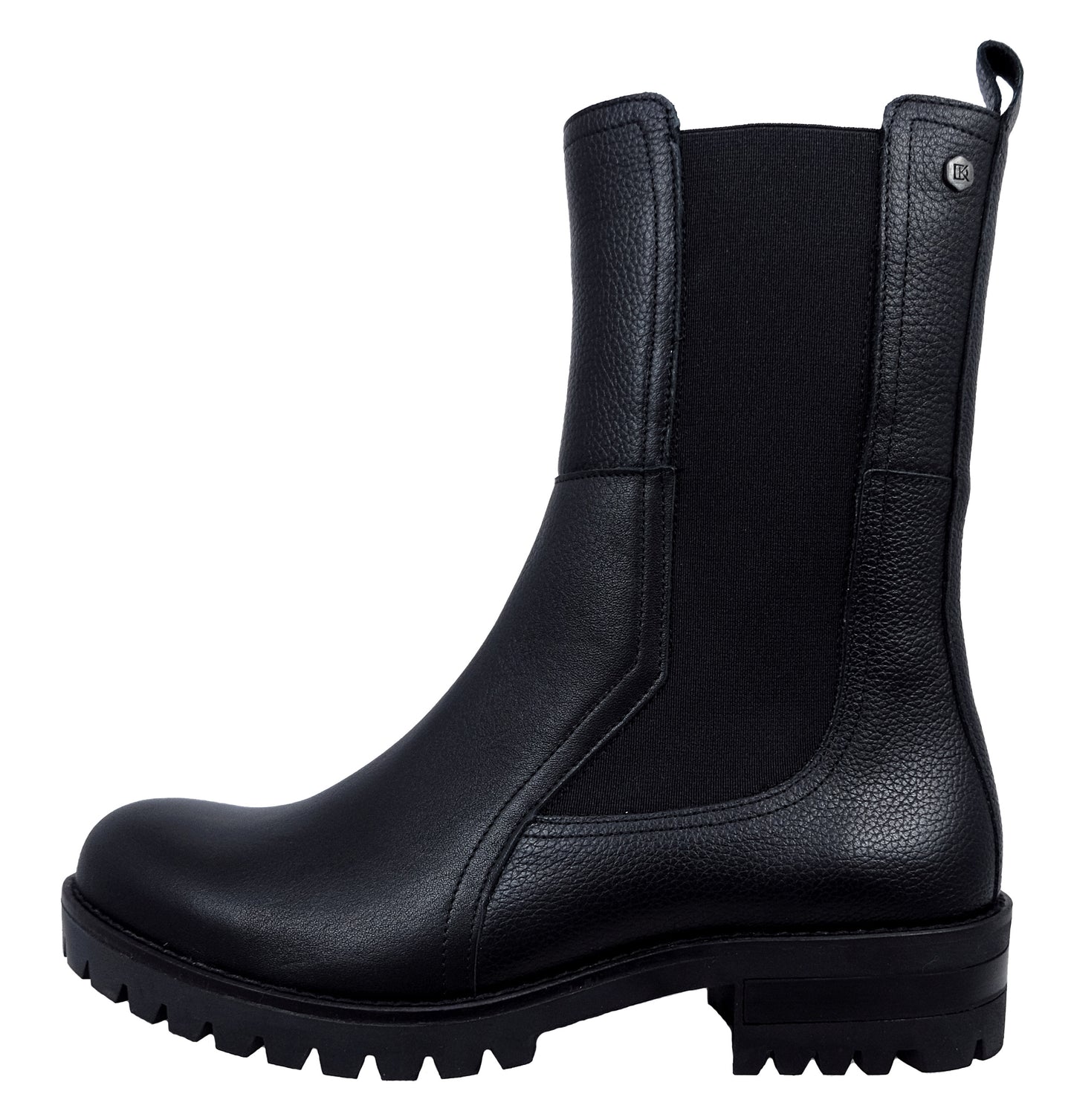 Dorking Walking : bottes en cuir de style militaire pour femmes D8647
