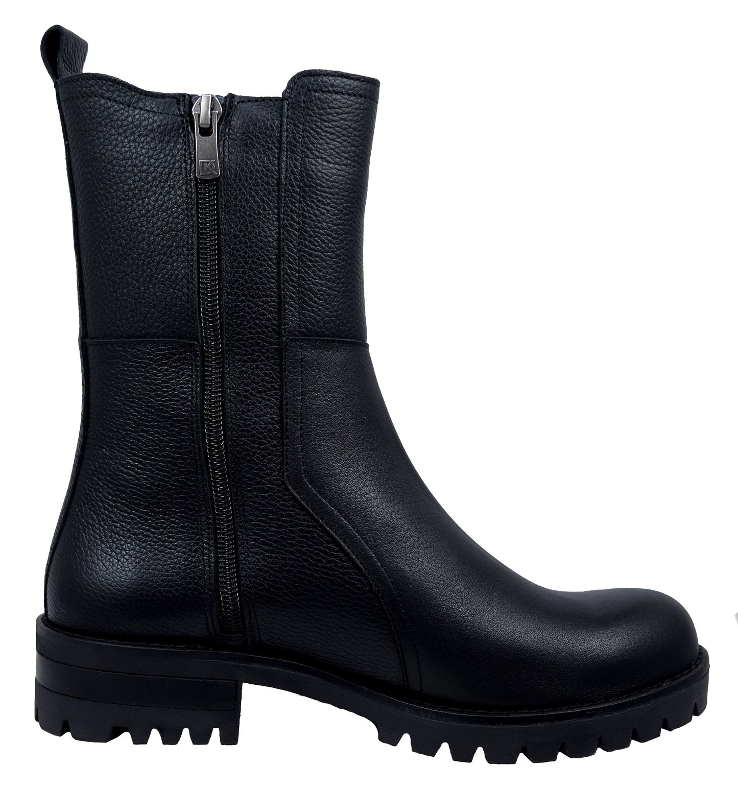 Dorking Walking : bottes en cuir de style militaire pour femmes D8647