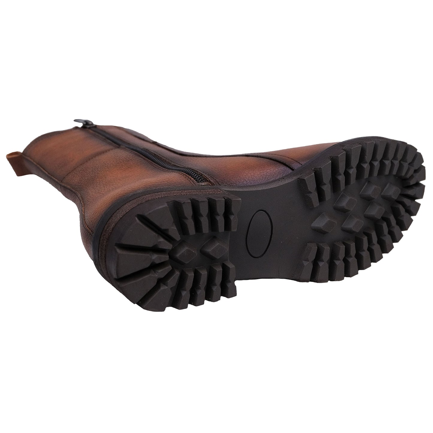 Dorking Walking: Women's Military Style Leather Boots D8647