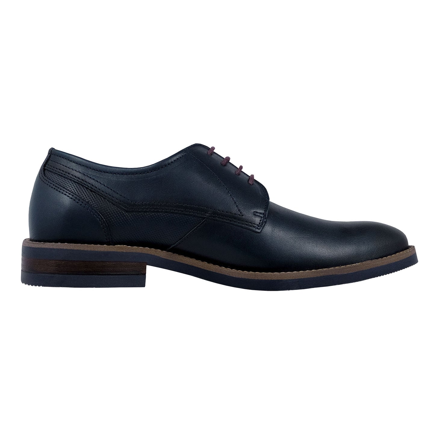 Fluchos Theo : Chaussures à lacets pour homme en cuir bleu F1626