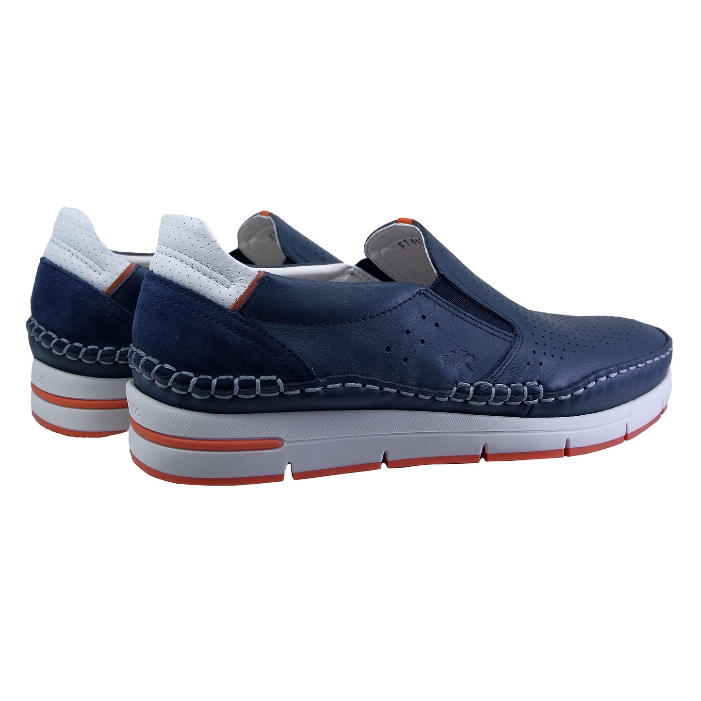 Fluchos Yannic : Mocassins Homme Cuir Bleu F1445