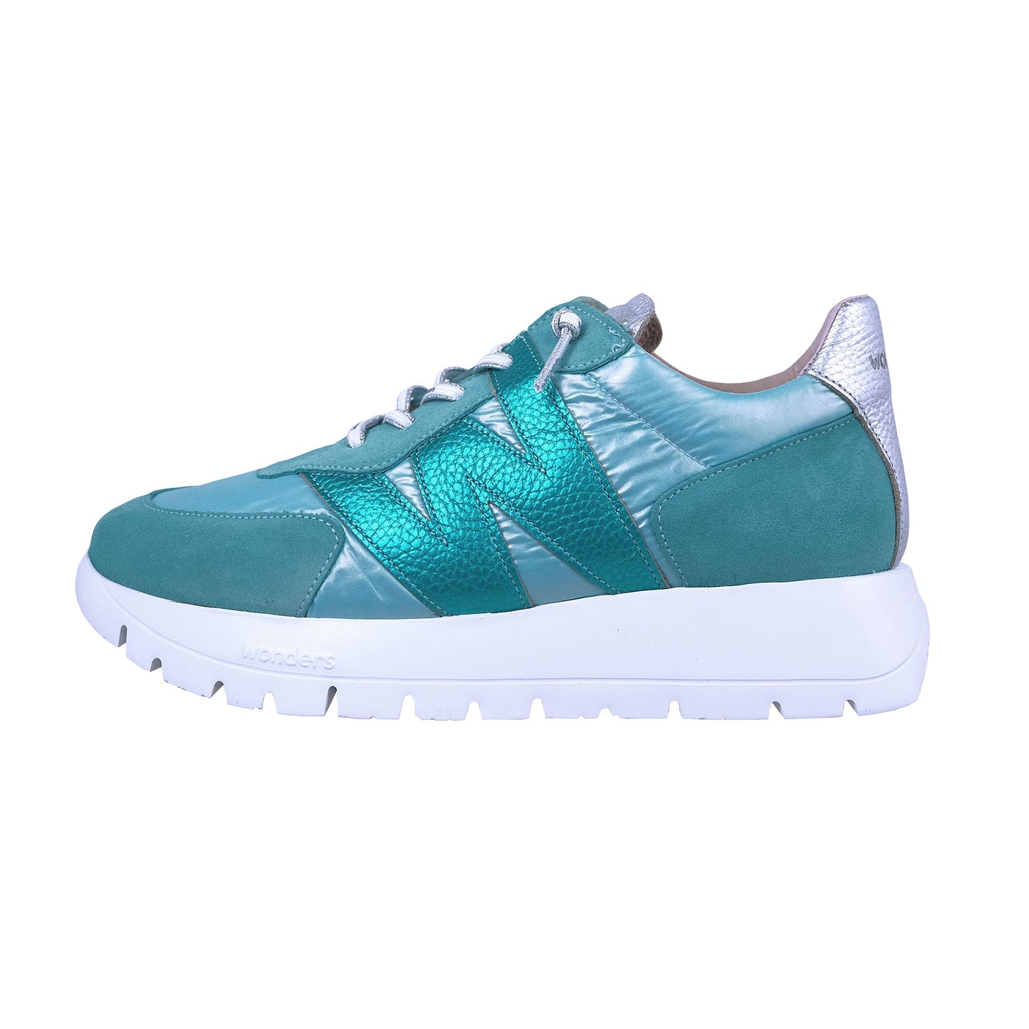 Wonders Oslo: Women's Platform Sneakers Blue A-2464