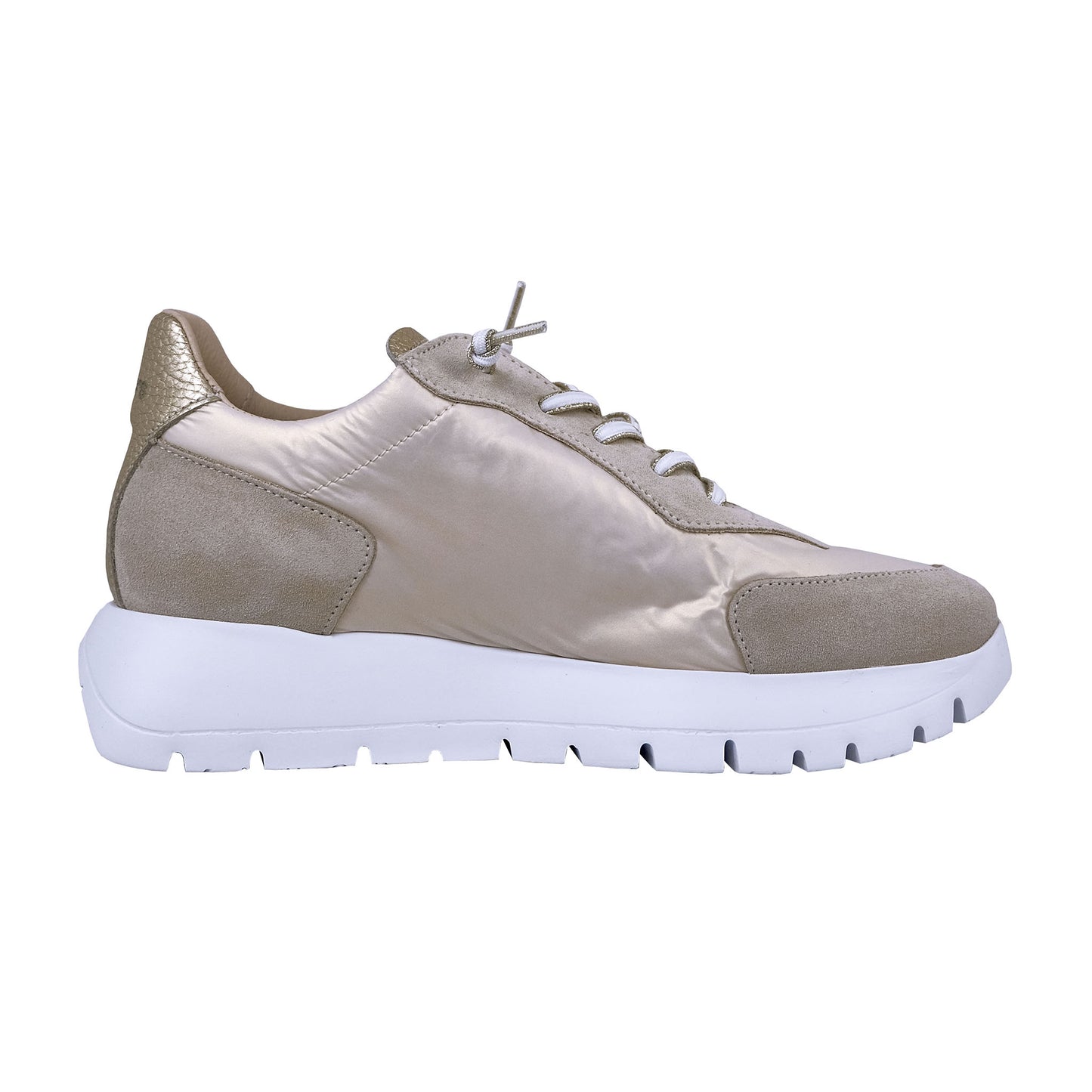 Wonders Oslo: Zapatillas Plataforma Beige A-2464