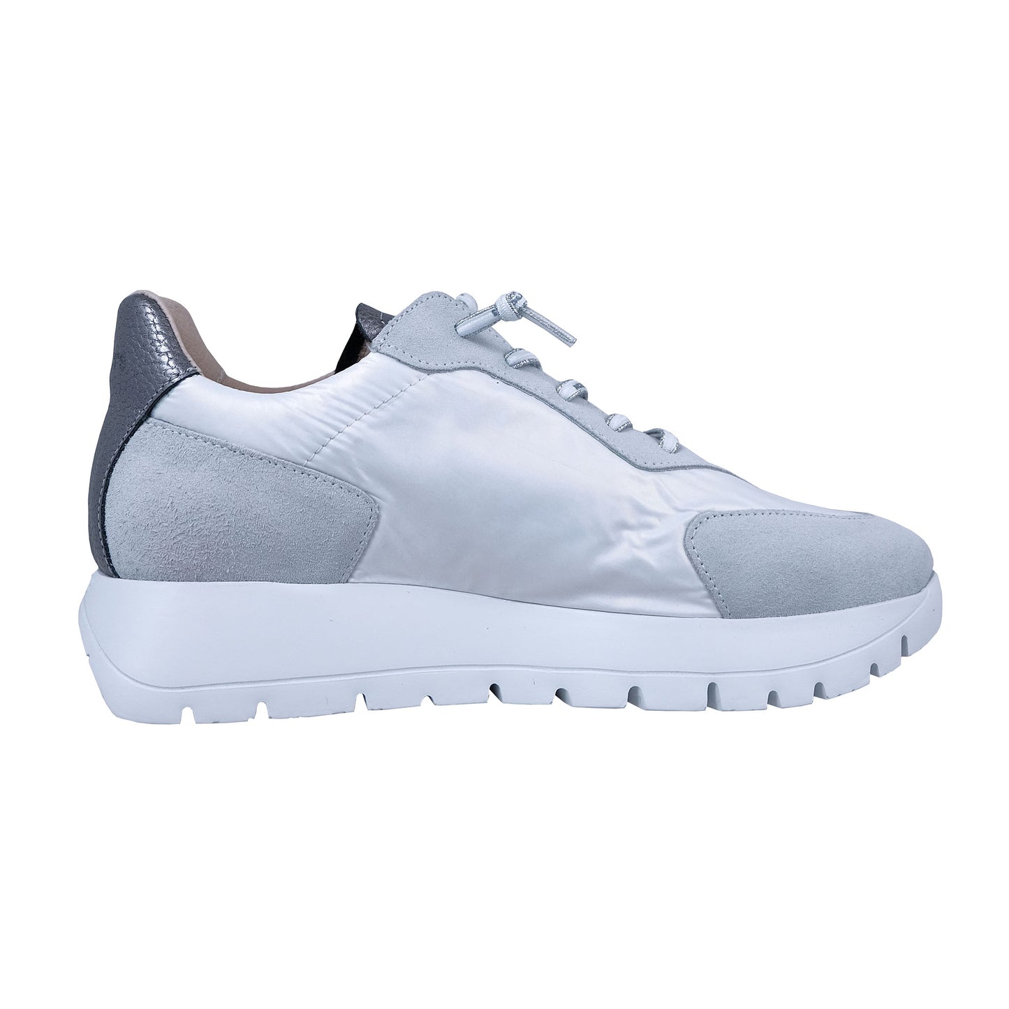 Wonders Oslo: Women's White Platform Sneakers A-2464