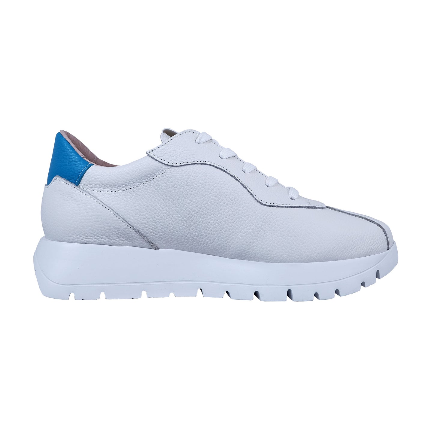 Wonders Miku: Zapatilla Mujer Blanca Piel A-2481