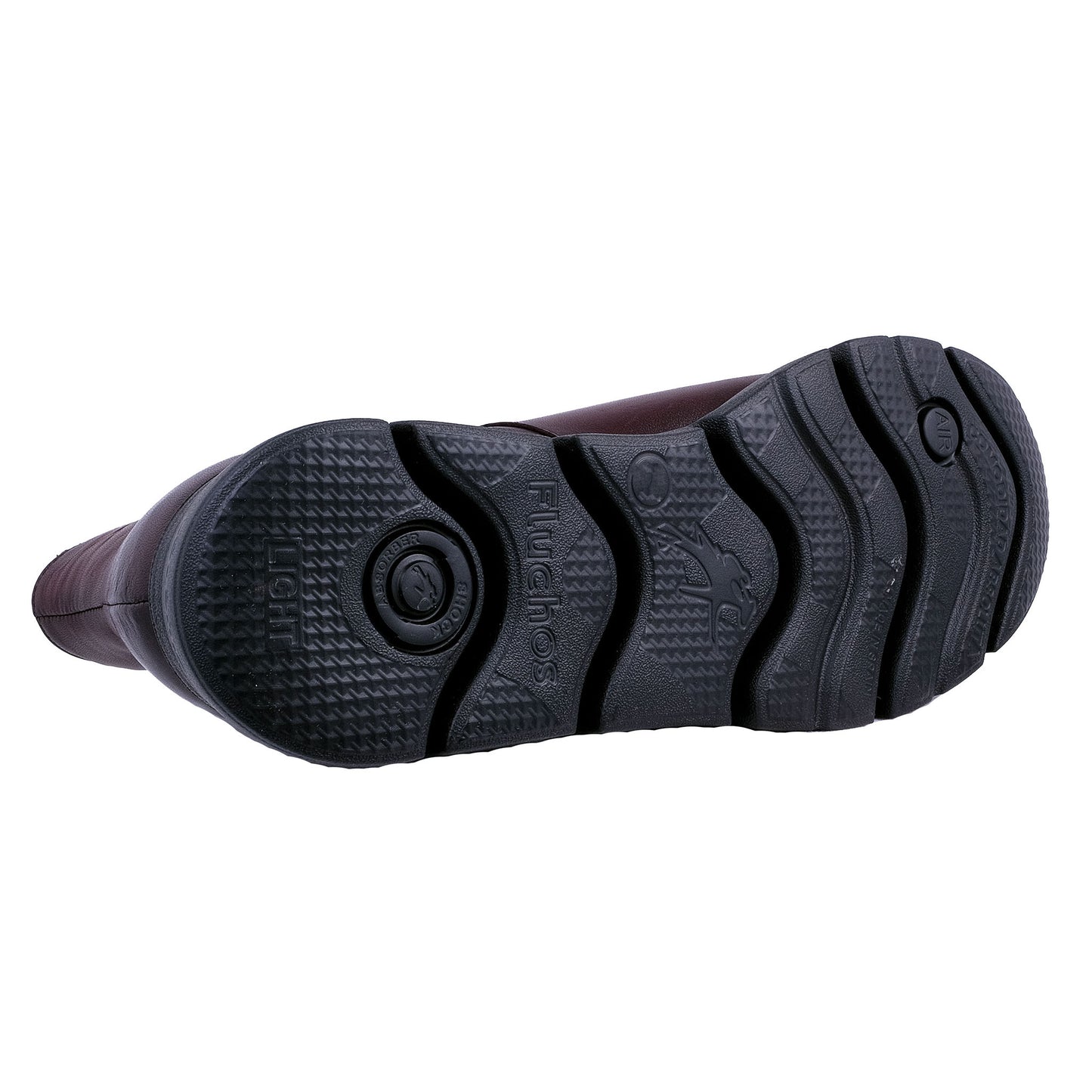 Fluchos Bona : Bottines en cuir pour femme à plateforme et fermeture éclair F1361