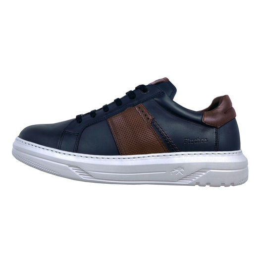 Fluchos Boston : Baskets en cuir pour hommes F2043